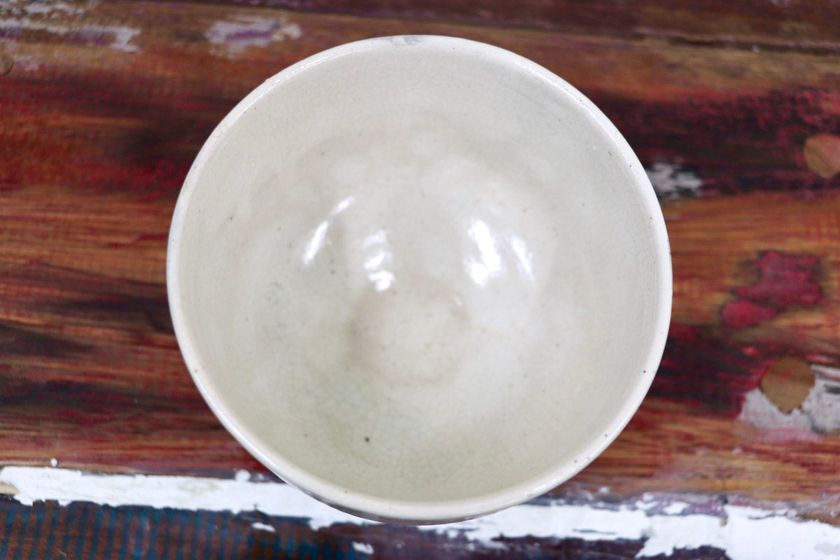 GMJK371BI〇紀州焼 葵窯 雲錦 茶碗 共箱 茶道具 抹茶碗