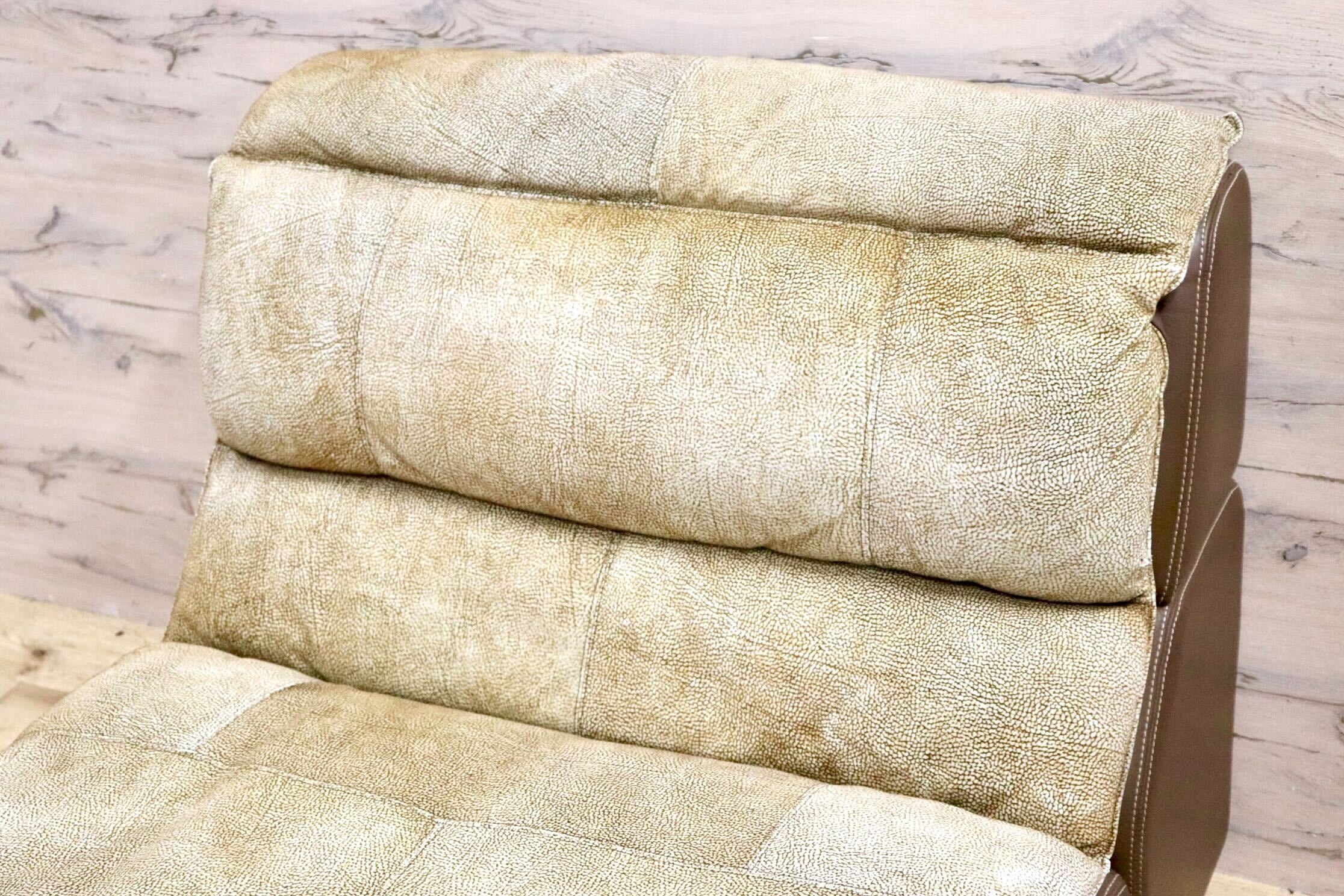 GMHS198C○rossi di albizzate / ロッシディアルビザーテ 1人掛けソファ ボルボネーゼ イタリア 最高峰 ヴィンテージ レザー 定価約120万