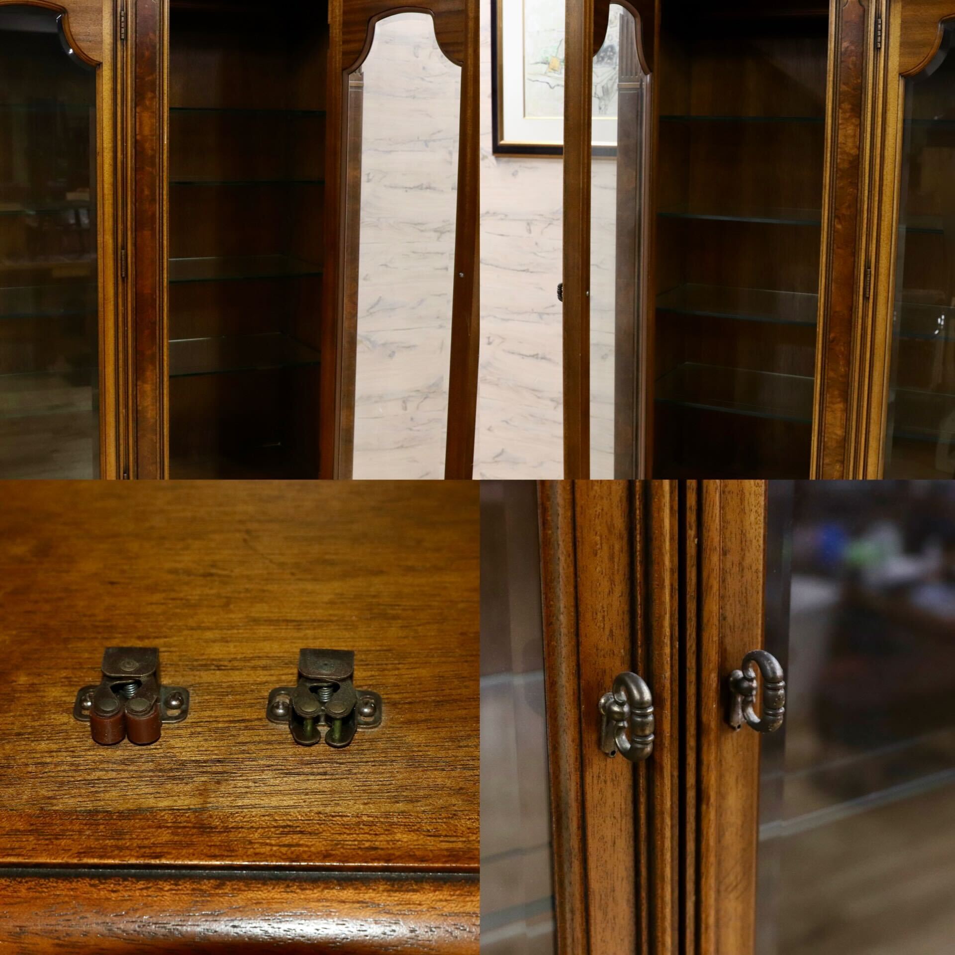 GMHK834○DREXEL HERITAGE / ドレクセルヘリテイジ フランチェスカ キャビネット 飾り棚 カップボード リビングボード 200万弱 稀少 最高級