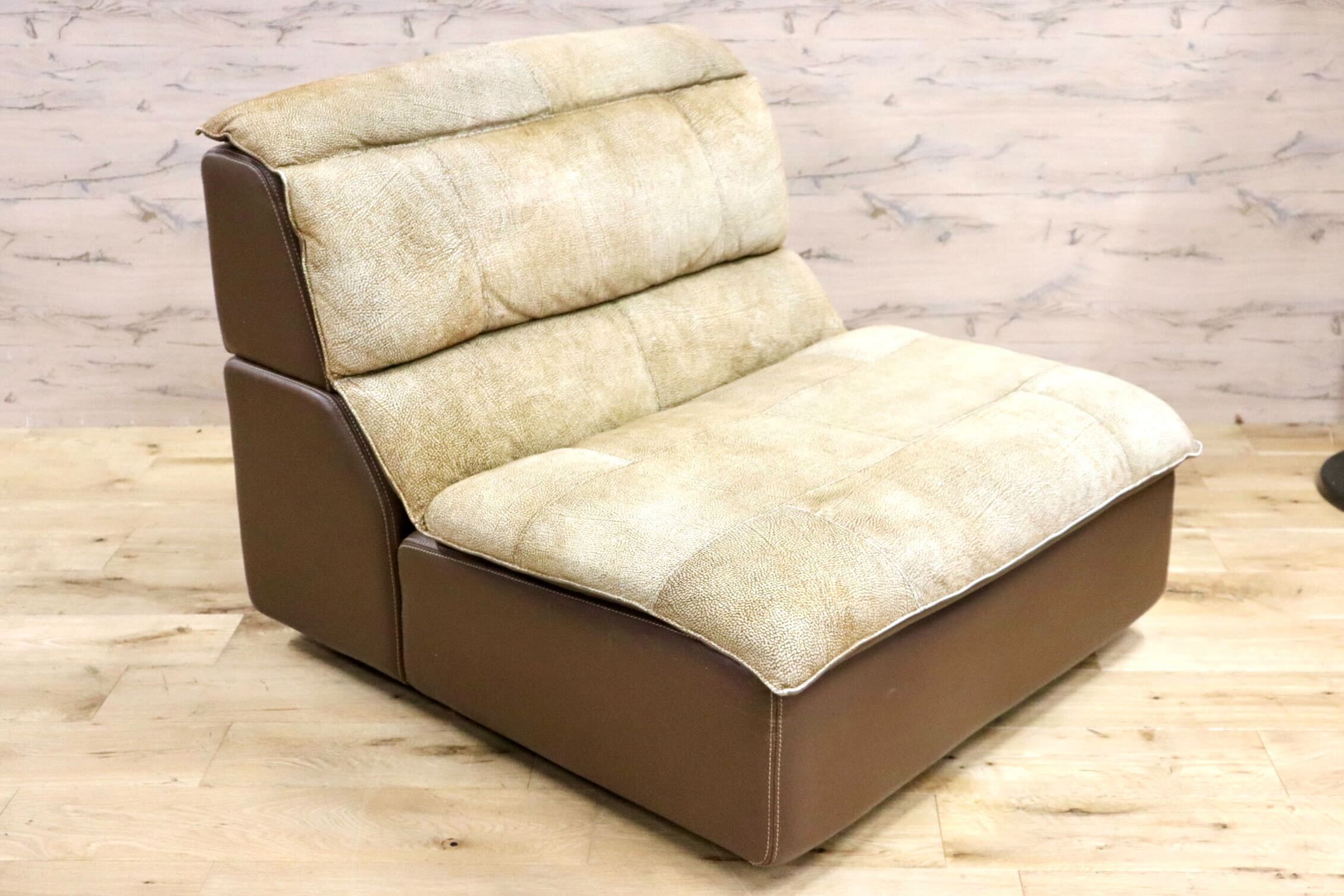 GMHS198C○rossi di albizzate / ロッシディアルビザーテ 1人掛けソファ ボルボネーゼ イタリア 最高峰 ヴィンテージ レザー 定価約120万