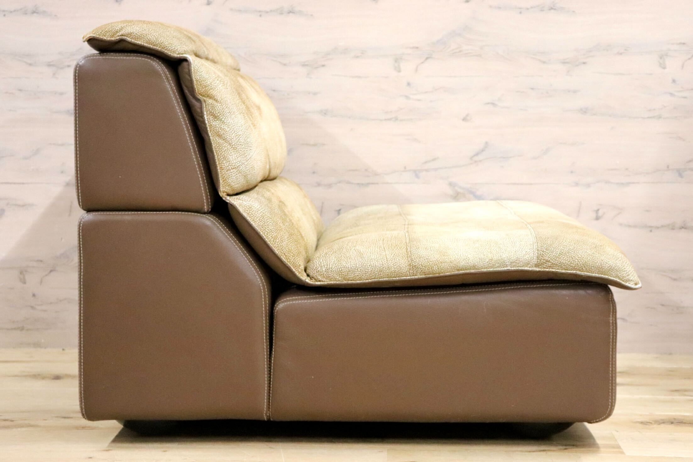 GMHS198C○rossi di albizzate / ロッシディアルビザーテ 1人掛けソファ ボルボネーゼ イタリア 最高峰 ヴィンテージ レザー 定価約120万