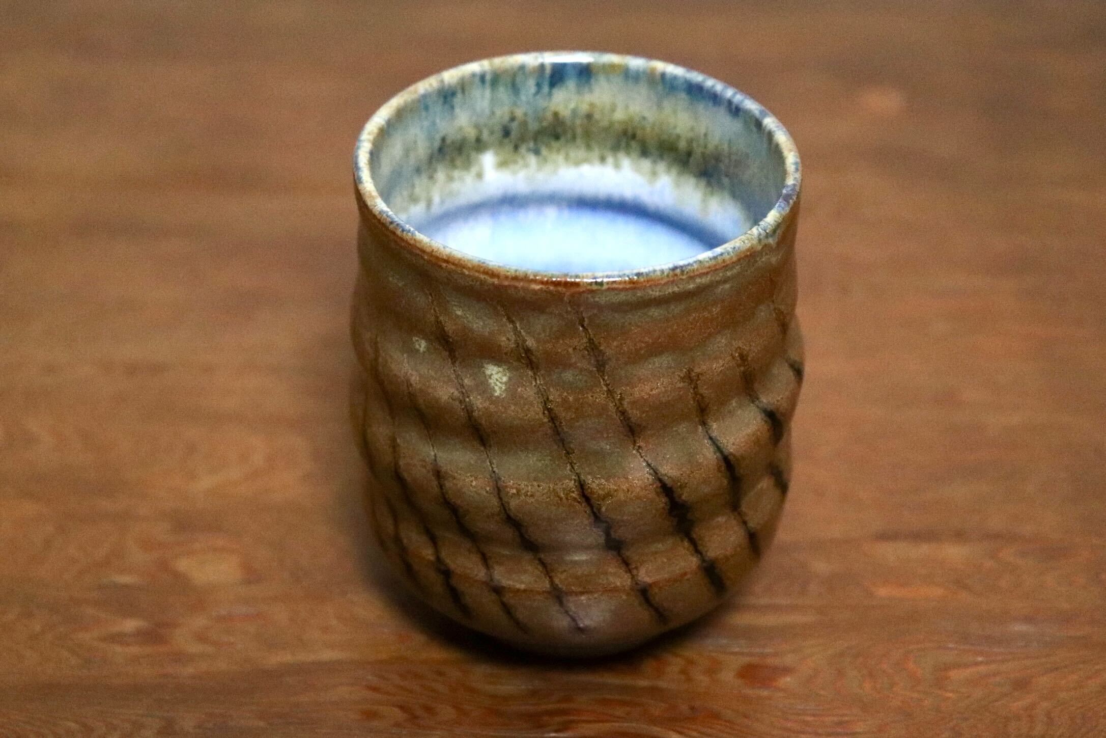 GMIO463B○千代市陶房 清水千代市 丹波焼 湯呑み 陶器 丹波篠山 伝統工芸 未使用