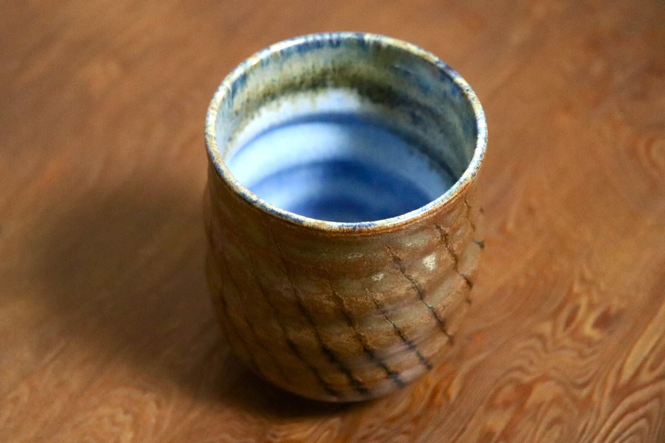 GMIO463B○千代市陶房 清水千代市 丹波焼 湯呑み 陶器 丹波篠山 伝統工芸 未使用