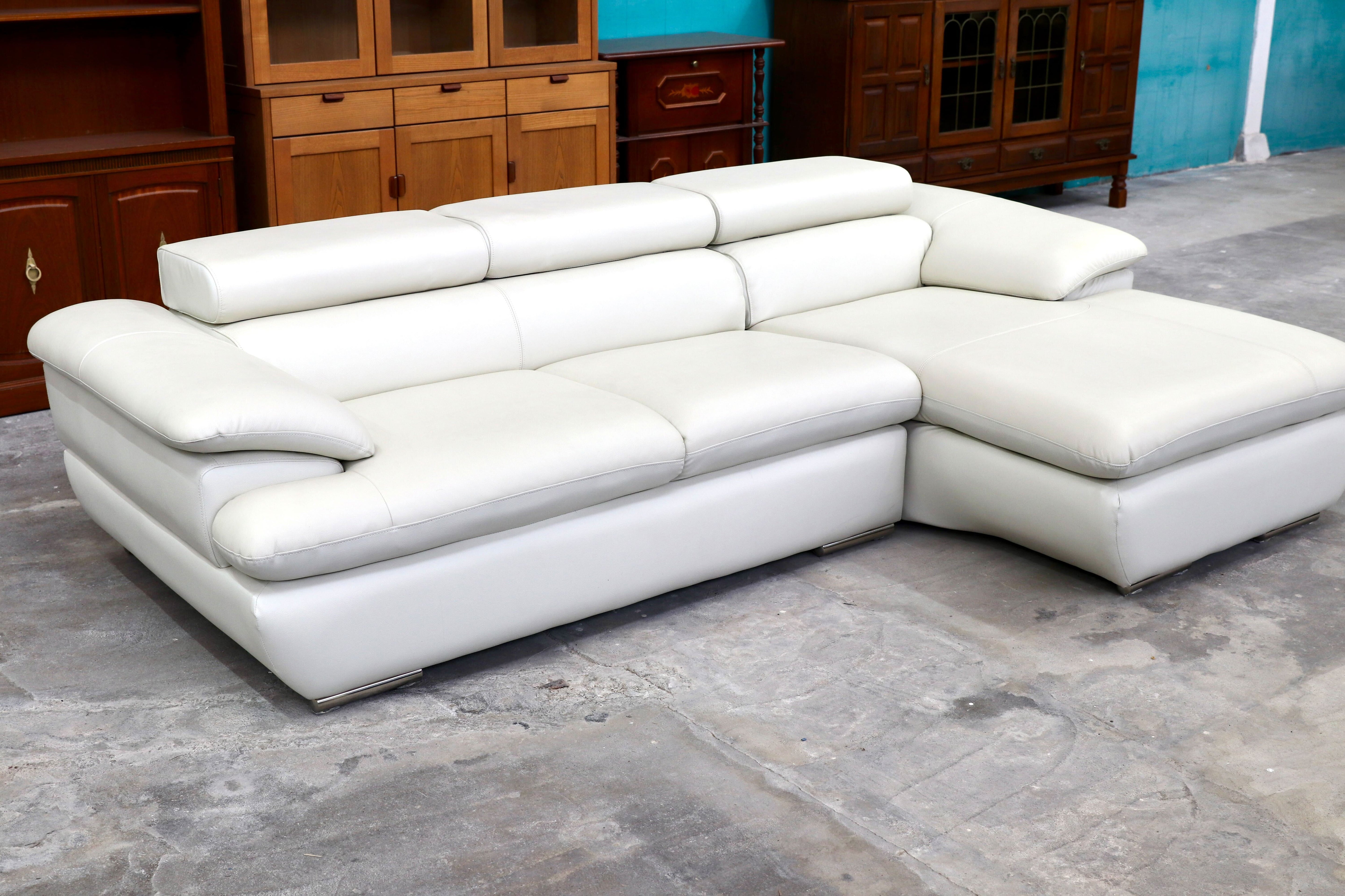 GMIK12○LUI-S 本革 カウチソファ イタリアンレザー 2P+シェーズロング リビングソファ コーナーソファ