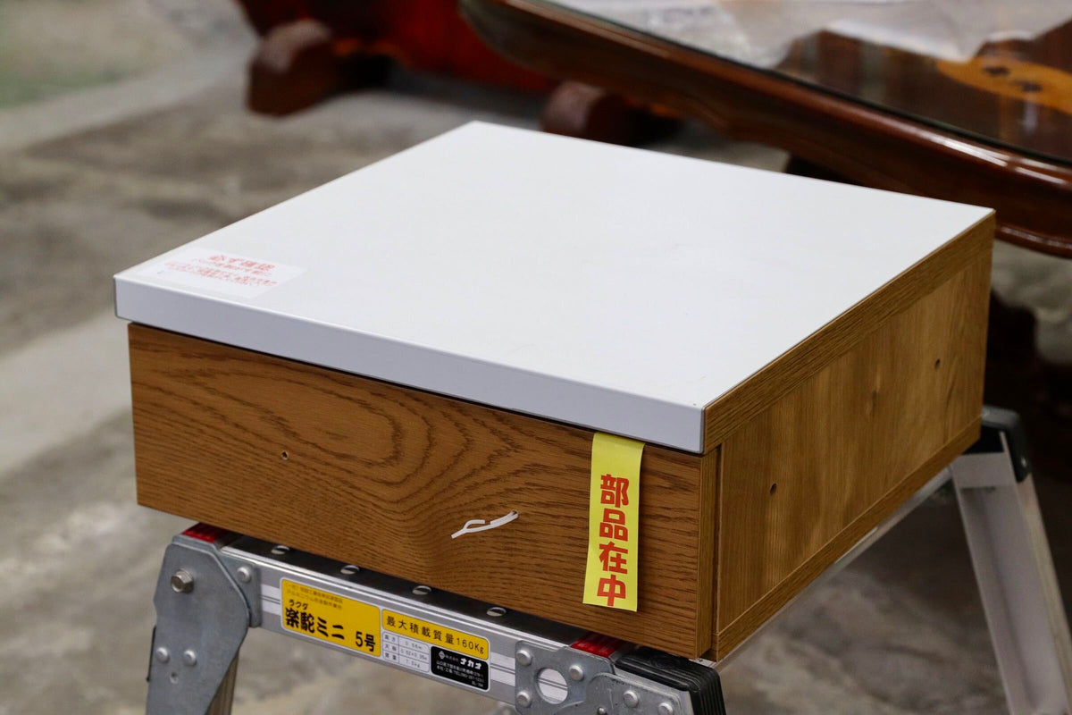 GMJH319B○CRASH GATE / クラッシュゲート Easy Life ATRANDOM アトランダム 450 下台ダスト オーク材 ステンレス ダストボックス 未使用