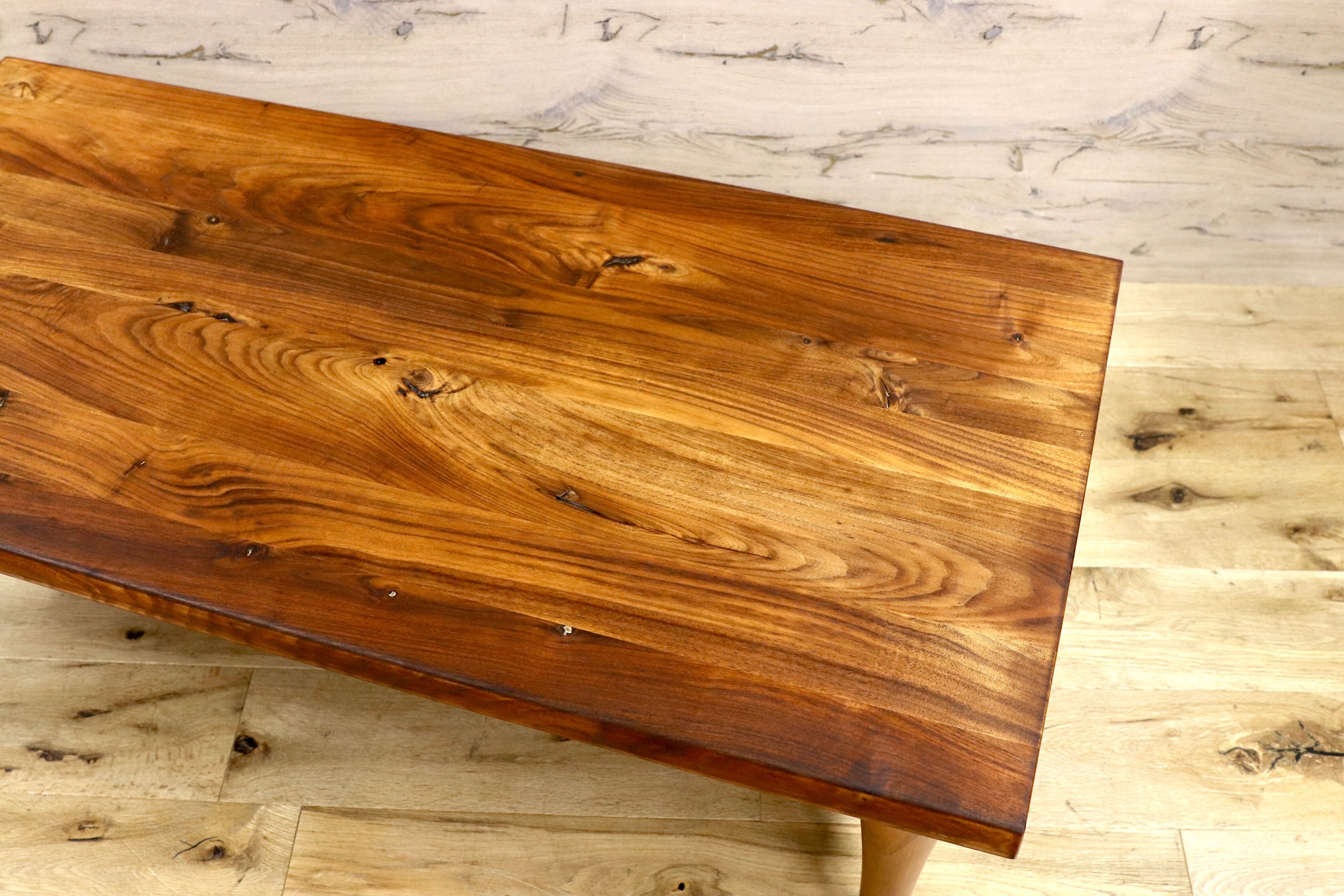 GMGS123○飛騨産業 / HIDA キツツキ SW107T 森のことば ウォールナット無垢材 センターテーブル リビングテーブル 北欧スタイル 約18.8万