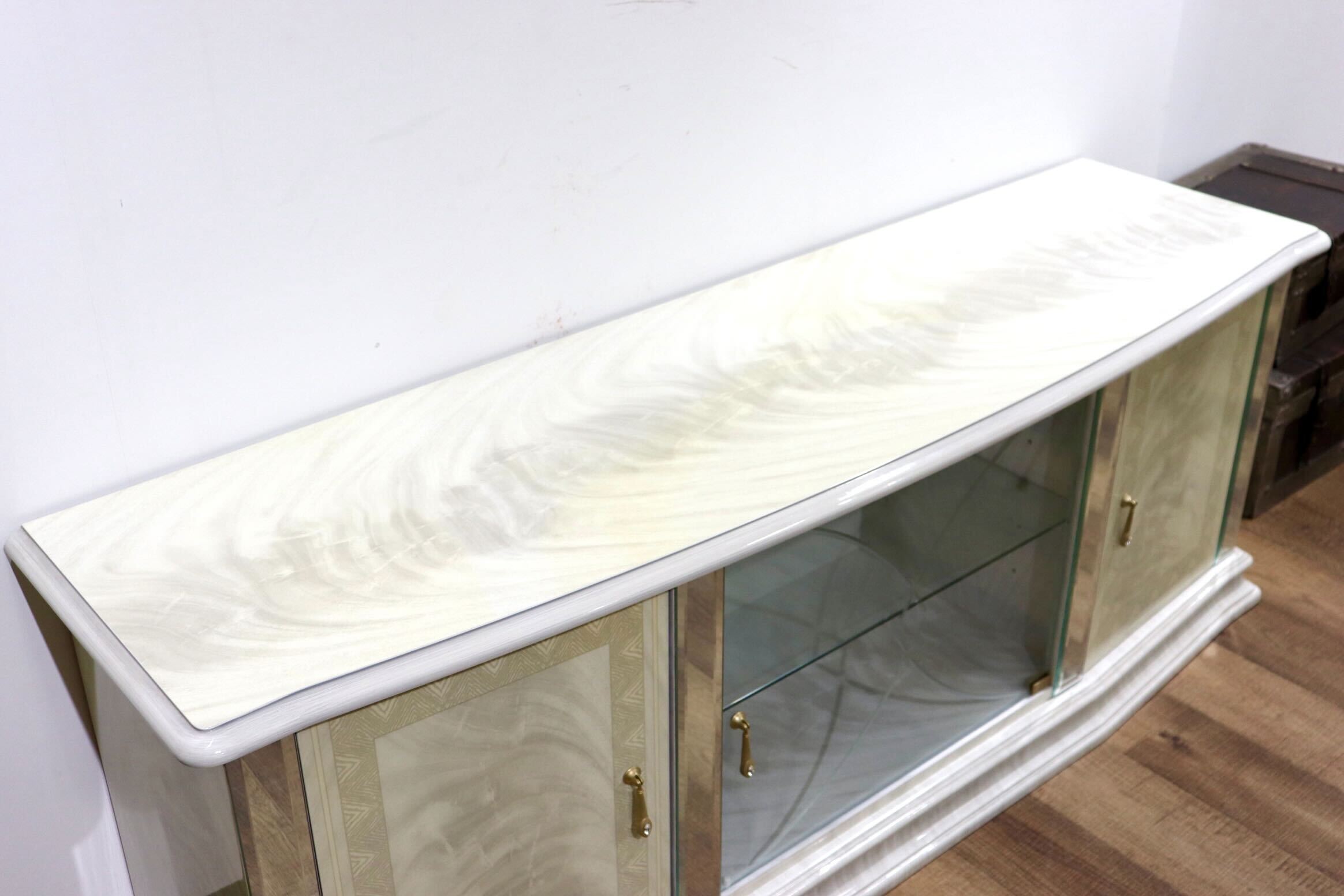 GMHN308○Eddi Rose / エディローズ イタリア製 TVボード AVボード リビングボード 姫系 エレガント クラシック 輸入家具 定価約22万