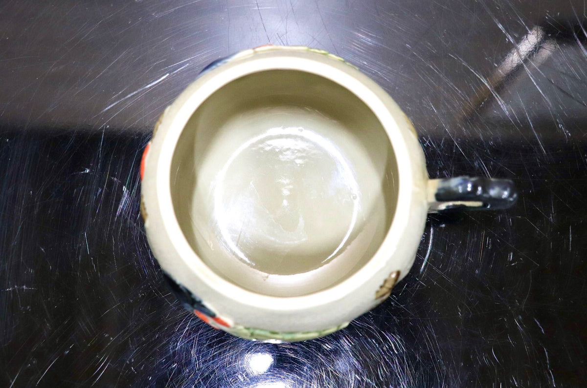 GMJH332AC◯丸本陶器 夢ロマン オールマイティーカップ 蓋付き茶碗蒸し器 スープカップ キャニスター シュガーポット ニワトリ 陶器 レトロ