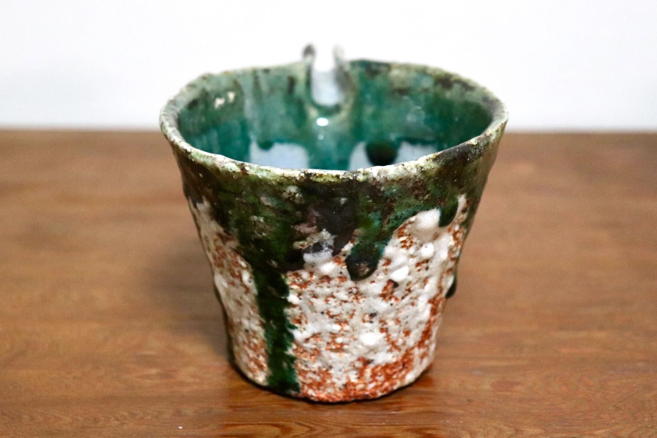 GMIO456A○千代市陶房 清水万佐年 丹波焼 片口 陶器 丹波篠山 伝統工芸 未使用