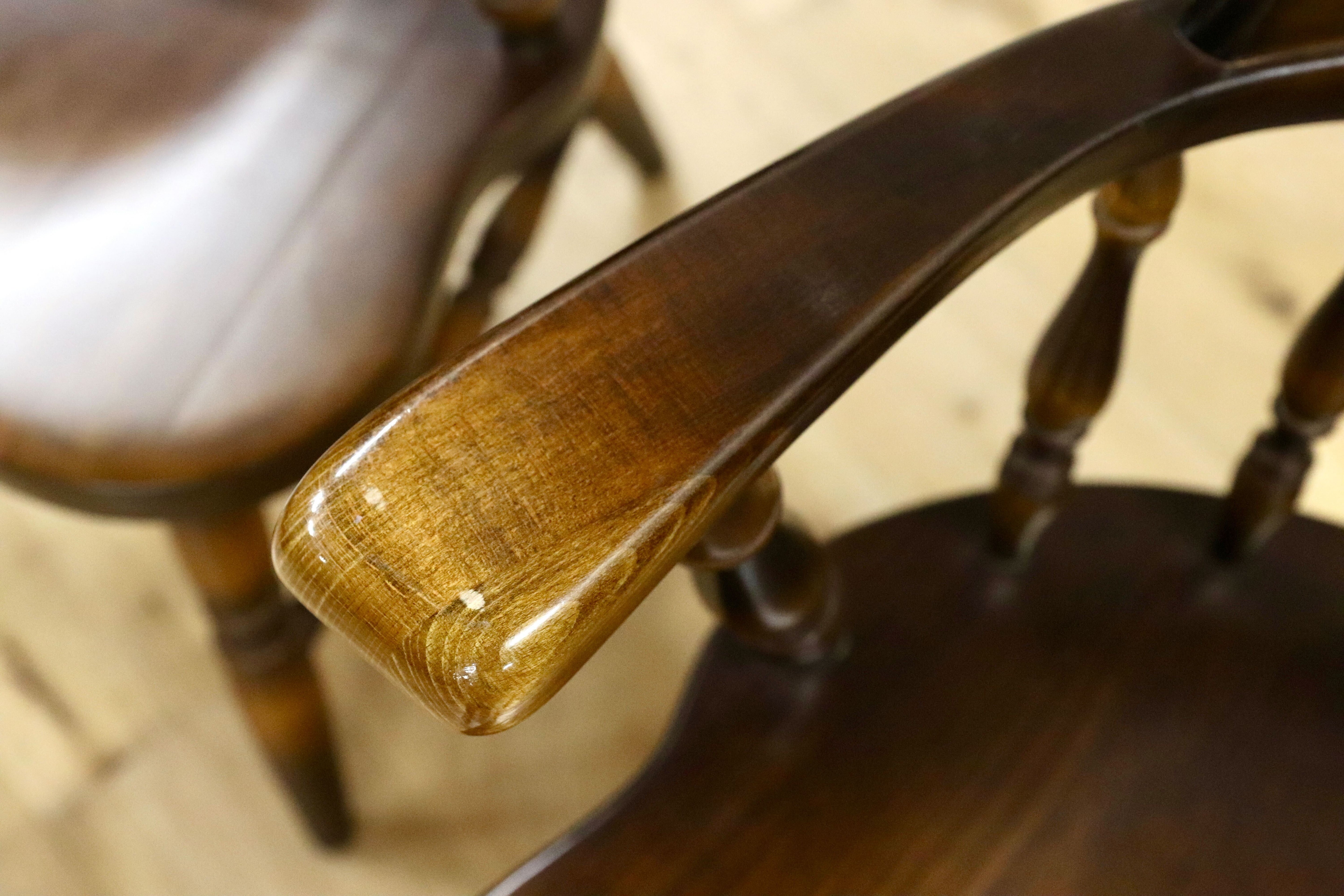 GMGS308A○飛騨産業 / HIDA キツツキ ウィンザーチェア キャプテンチェア ダイニングチェア 2脚セット 椅子 カントリー ブナ材 約16万