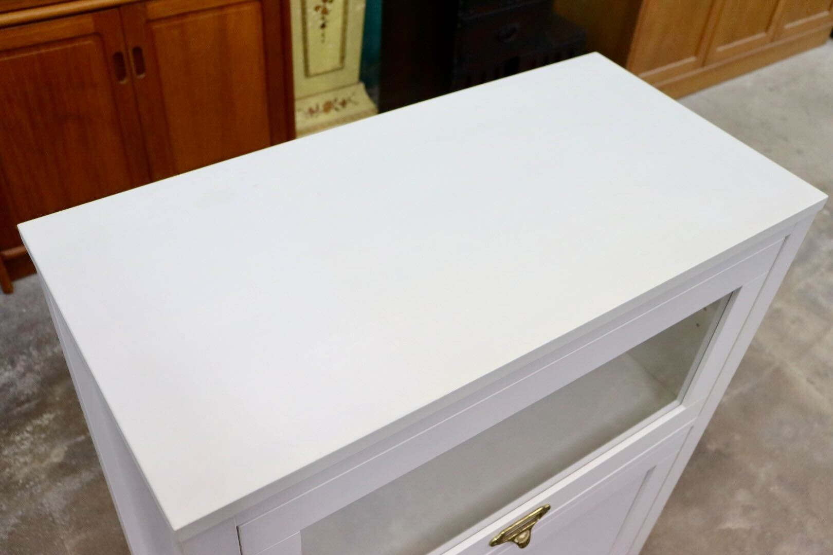 GMIK535B○MOMO NATURAL / モモナチュラルCIELE(シェル)シリーズ フラップ扉 リビング収納 サイドボード サイドキャビネット