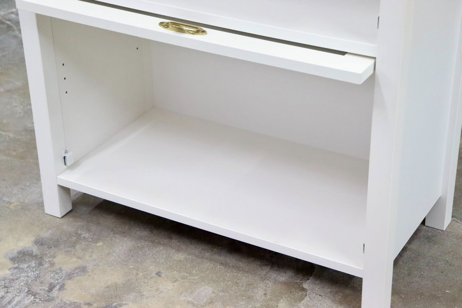 GMIK535B○MOMO NATURAL / モモナチュラルCIELE(シェル)シリーズ フラップ扉 リビング収納 サイドボード サイドキャビネット