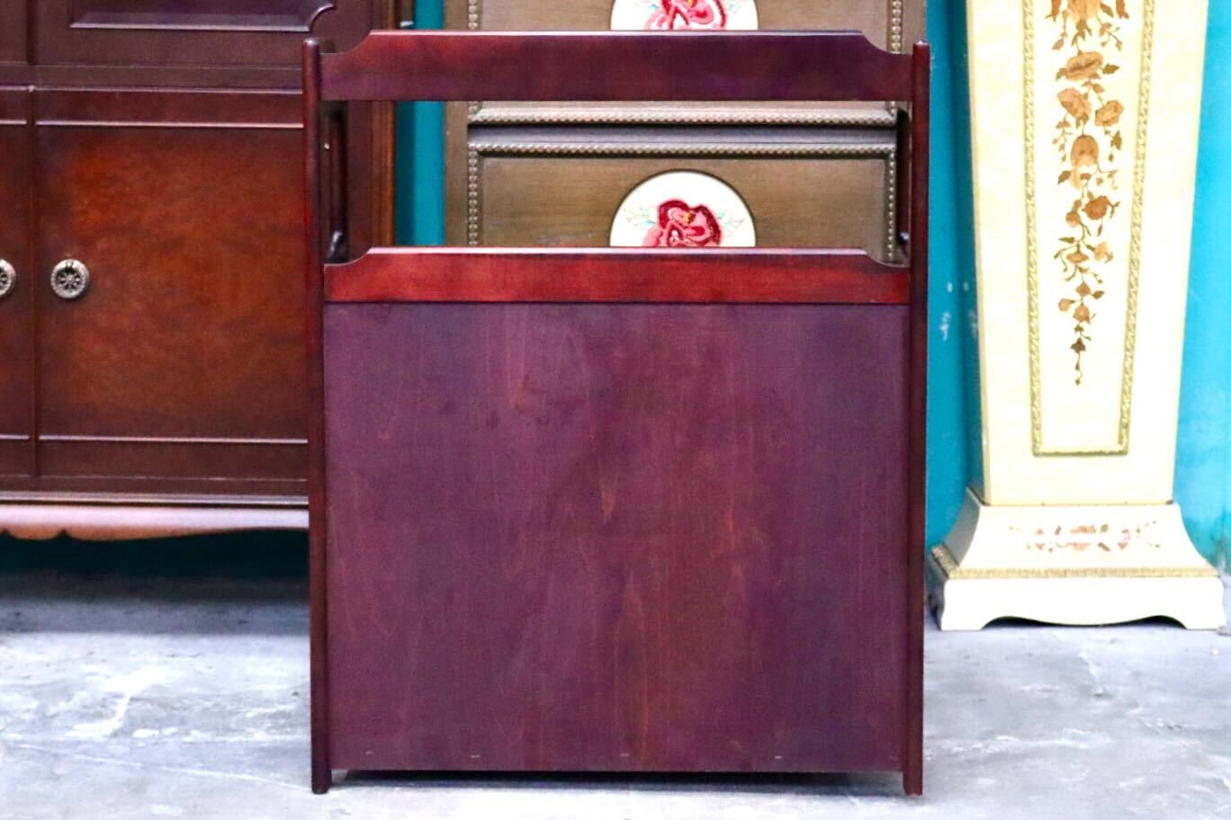 GMIK810○karimoku / カリモク オールドカリモク サイドキャビネット 電話台 花台 サイドボード 飾り棚 引き出し 木製 国産家具