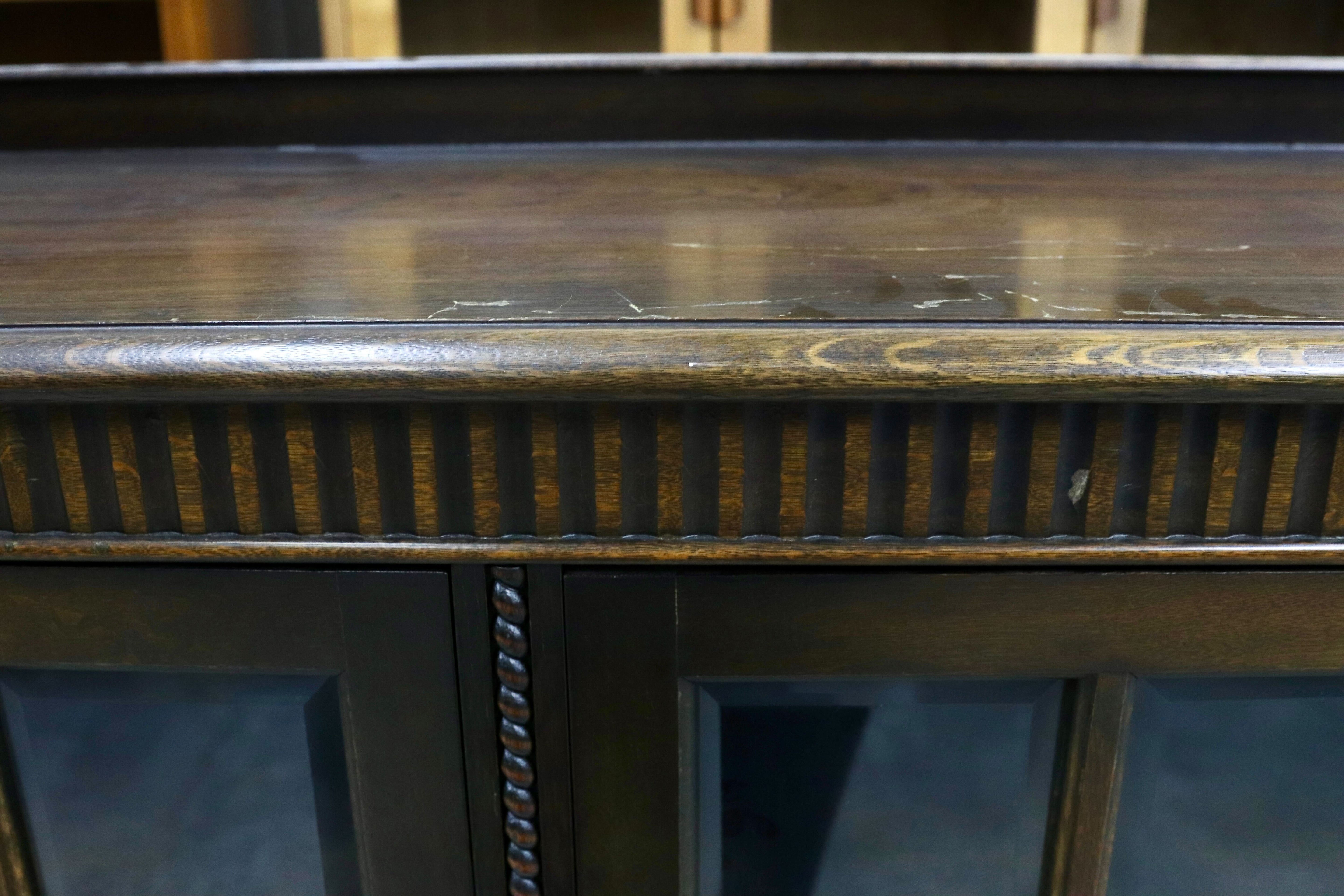 GMIK50○和製 アンティーク リビングボード サイドボード 英国クラシック ヴィンテージ 店舗什器 年代物 神戸洋家具