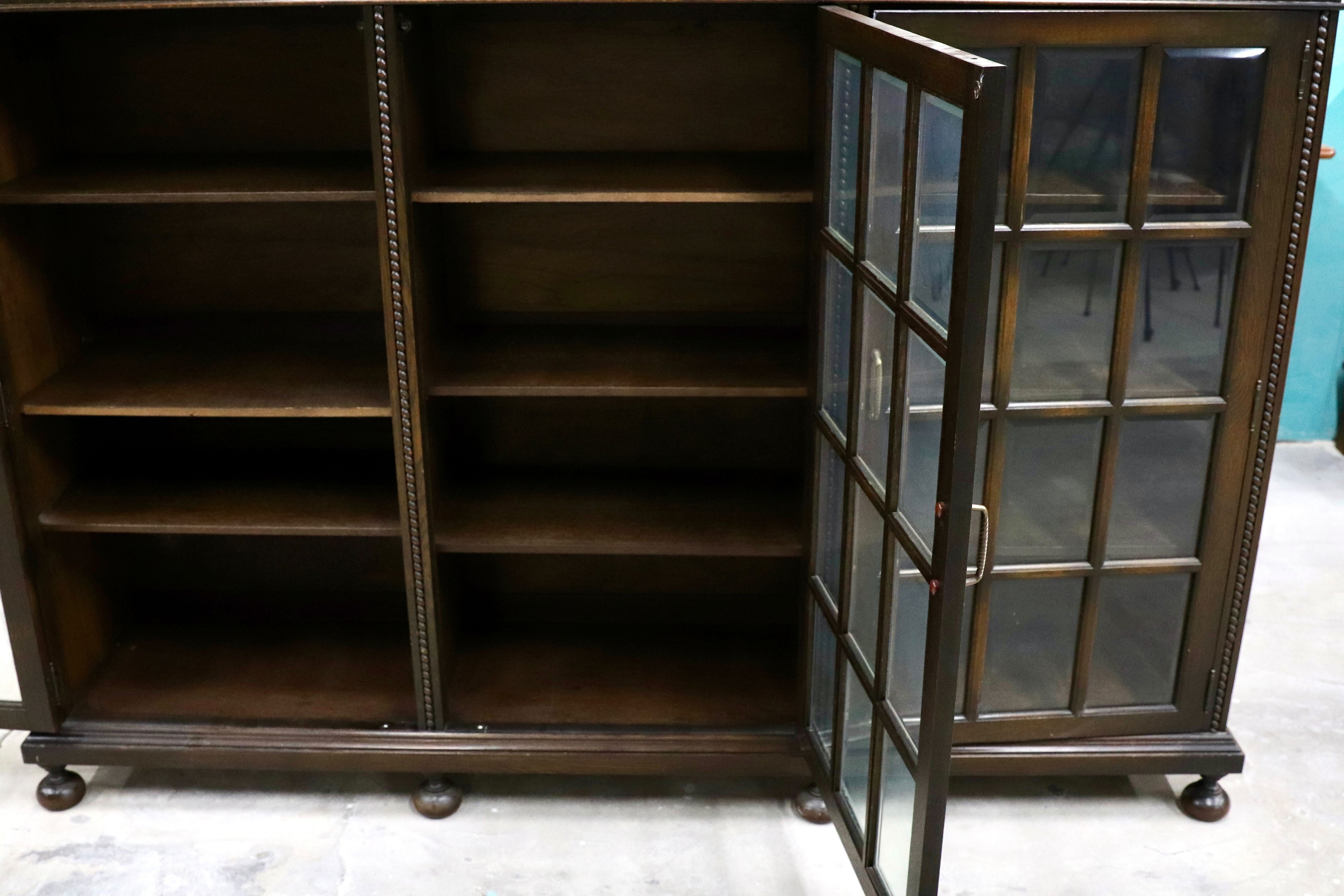 GMIK50○和製 アンティーク リビングボード サイドボード 英国クラシック ヴィンテージ 店舗什器 年代物 神戸洋家具