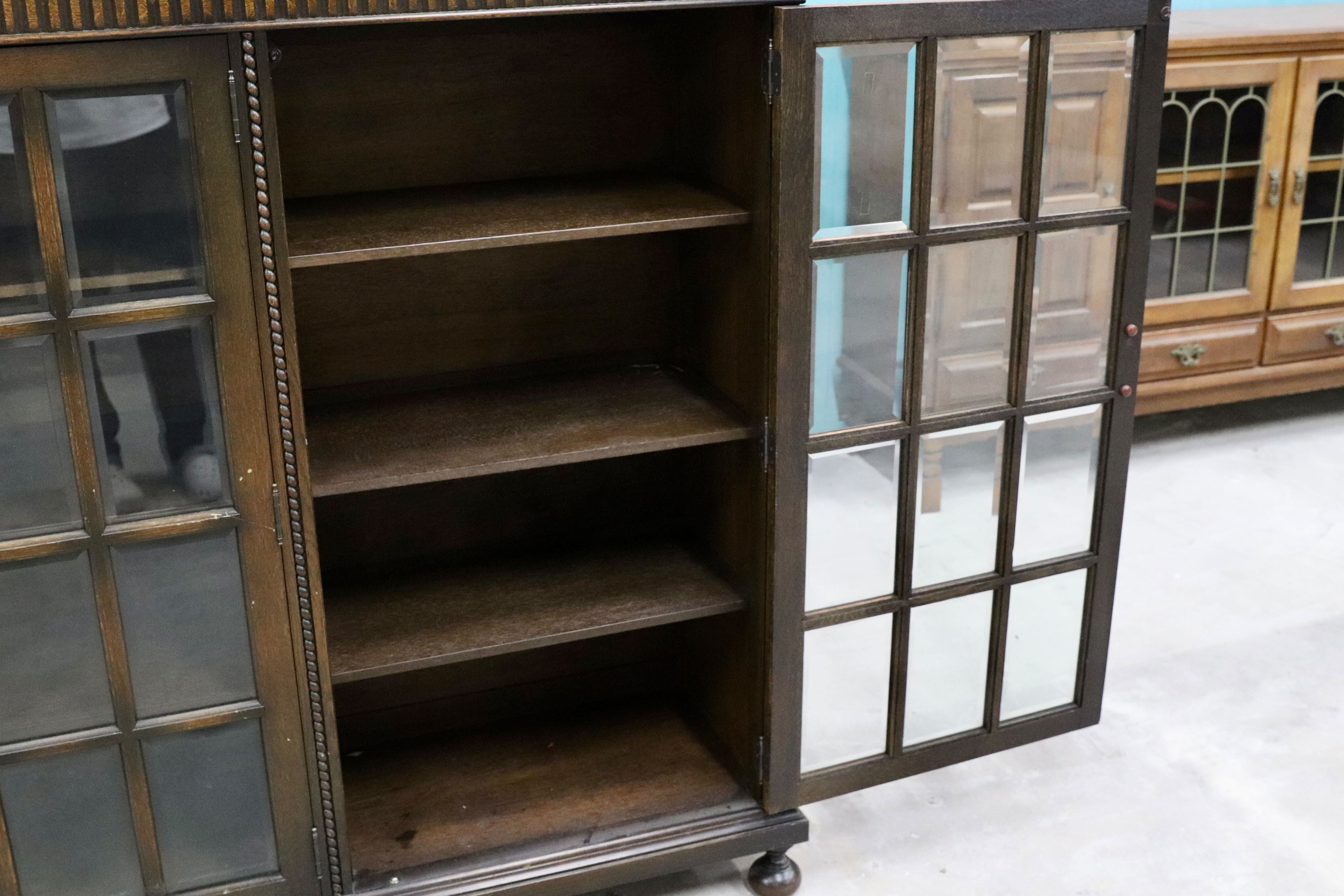 GMIK50○和製 アンティーク リビングボード サイドボード 英国クラシック ヴィンテージ 店舗什器 年代物 神戸洋家具