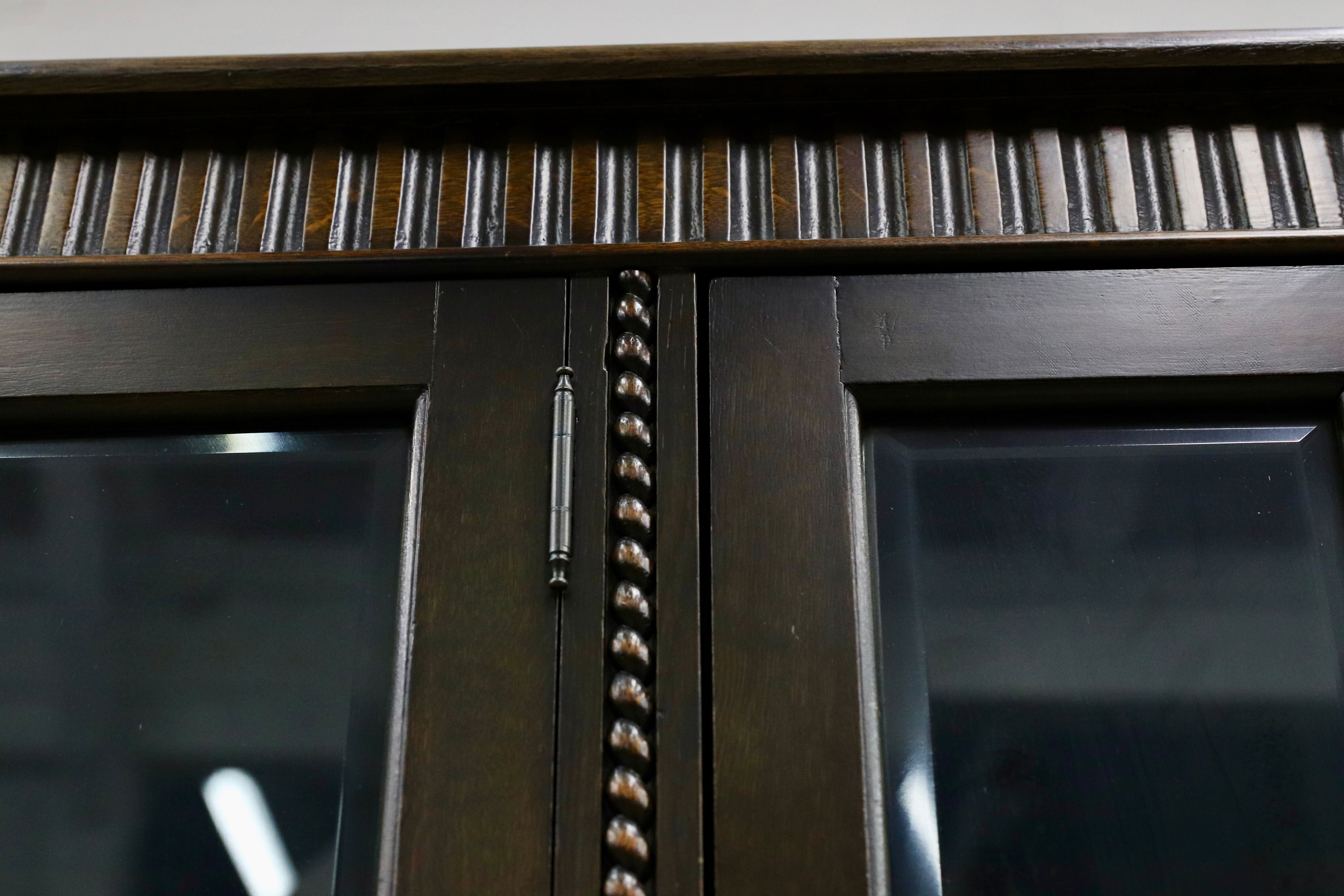 GMIK50○和製 アンティーク リビングボード サイドボード 英国クラシック ヴィンテージ 店舗什器 年代物 神戸洋家具