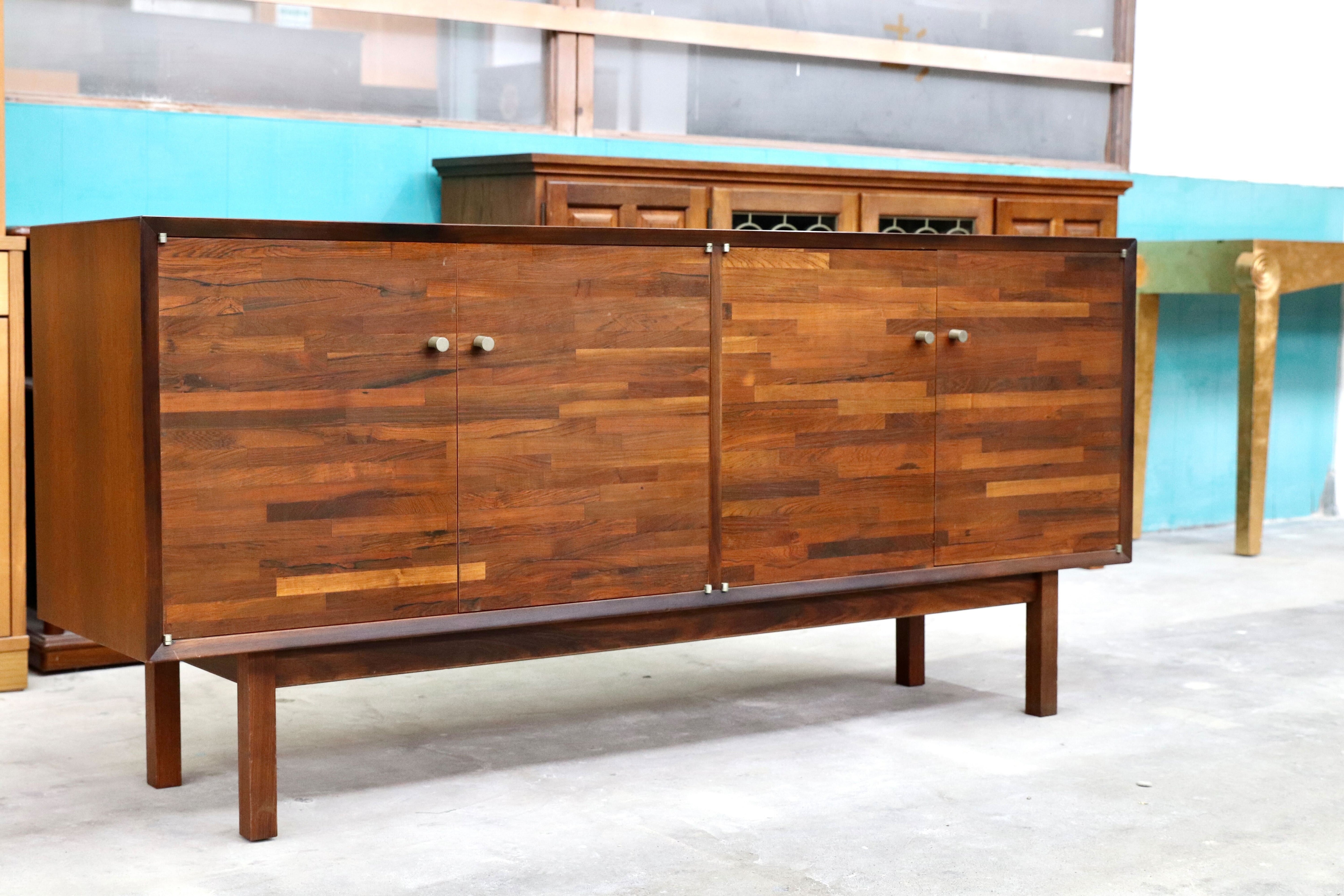 GMIK44○オールドカリモク karimoku ローズウッド サイドボード リビングボード 収納家具 年代物 ヴィンテージ