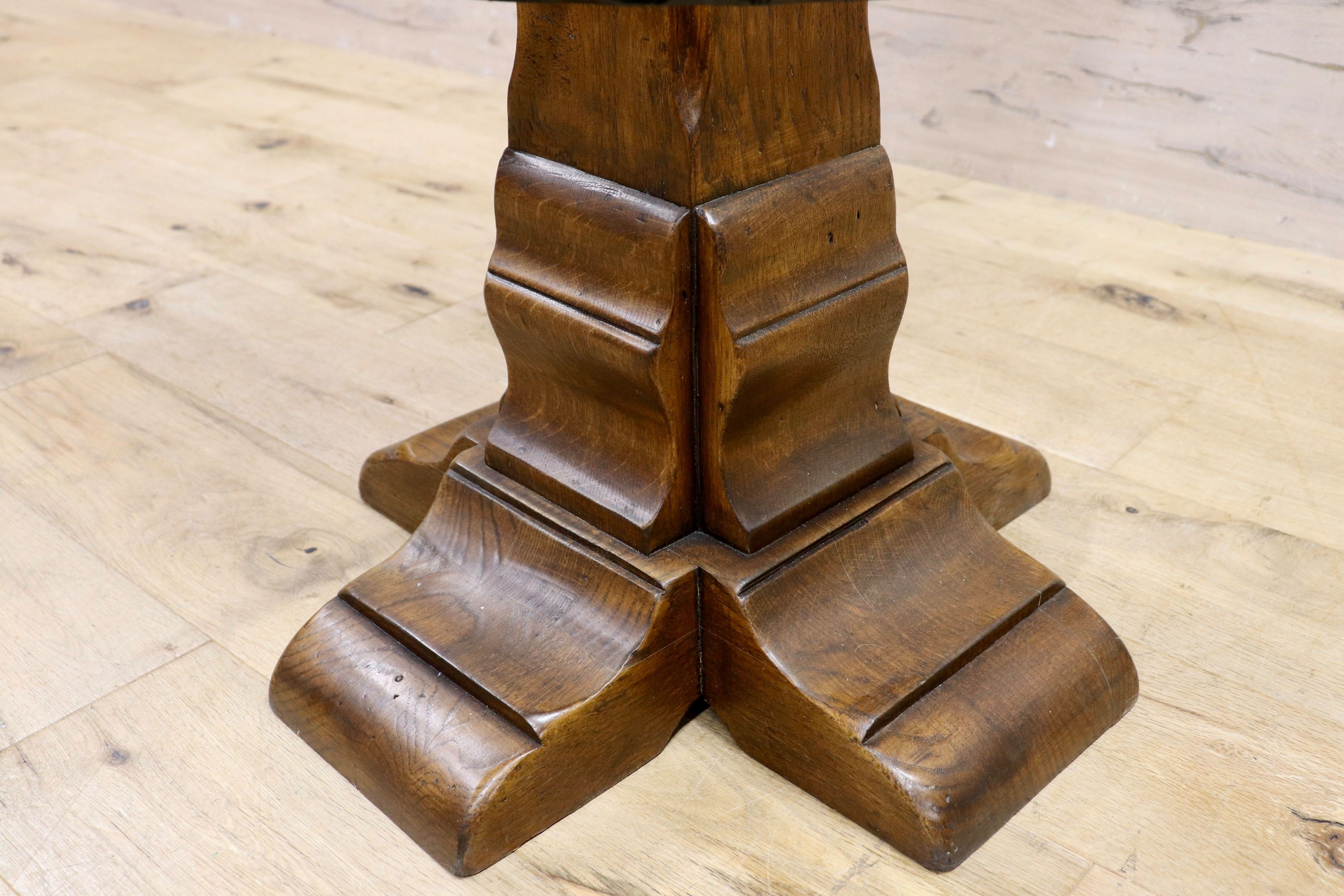 GMIK7N○スペイン製 カスティリアンスタイル バースツール ハイチェア カウンター 回転式 椅子 オーク 本革 アンティーク ヴィンテージ