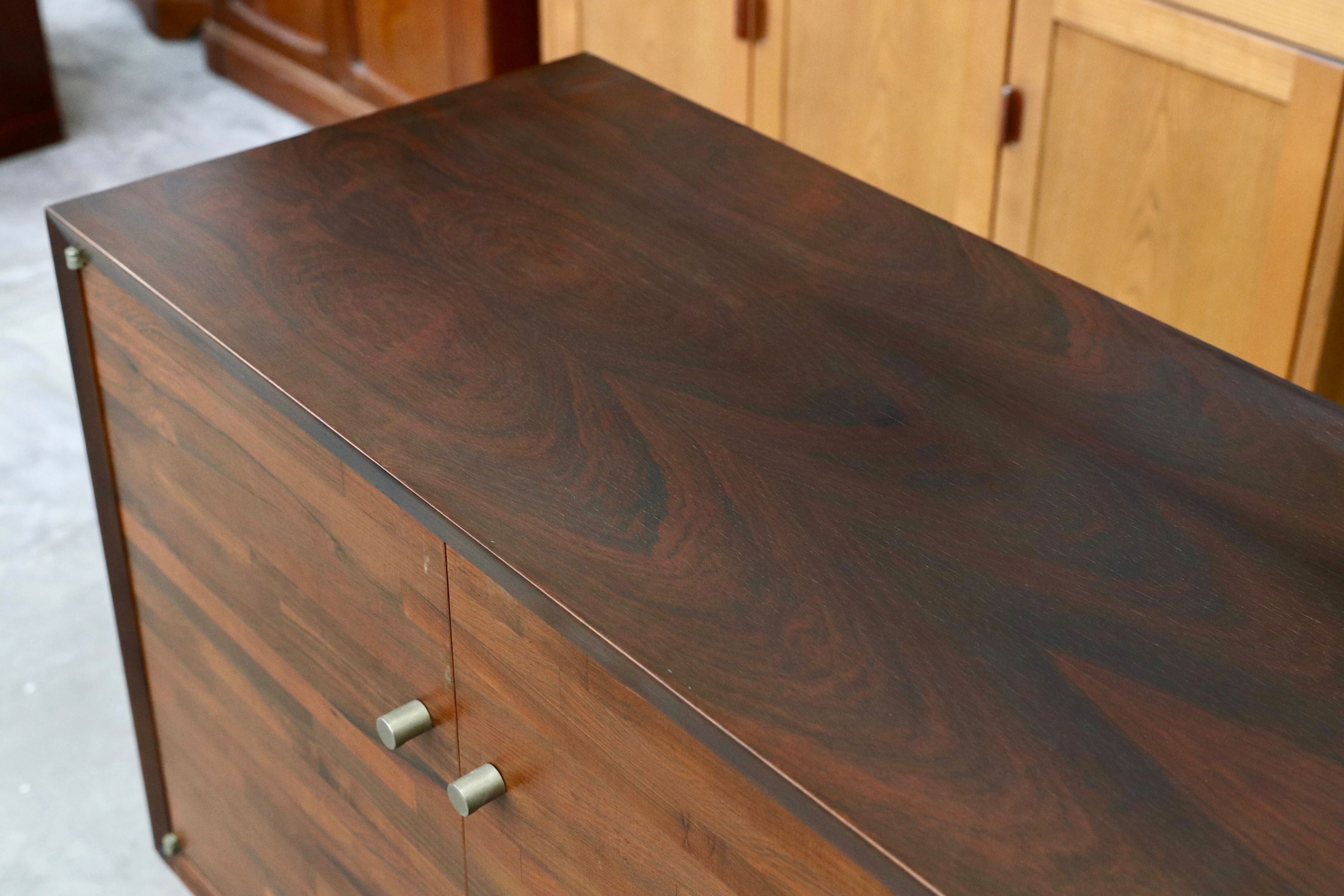 GMIK44○オールドカリモク karimoku ローズウッド サイドボード リビングボード 収納家具 年代物 ヴィンテージ