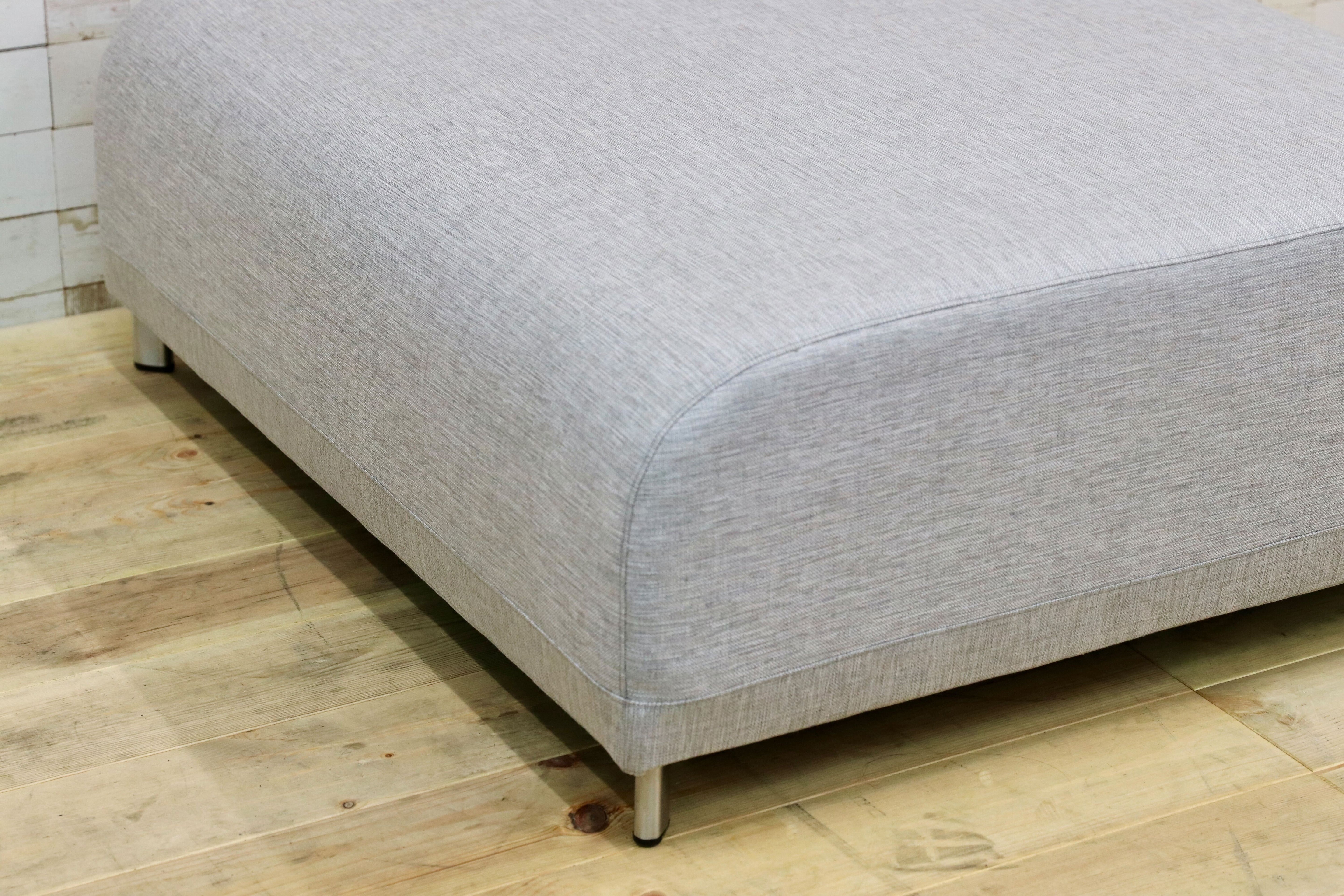 GMHO107○ligne roset / リーンロゼ ROSETOPIUM ロゼオピューム パフ オットマン スツール ファブリック 新規張替え済み 定価約20万