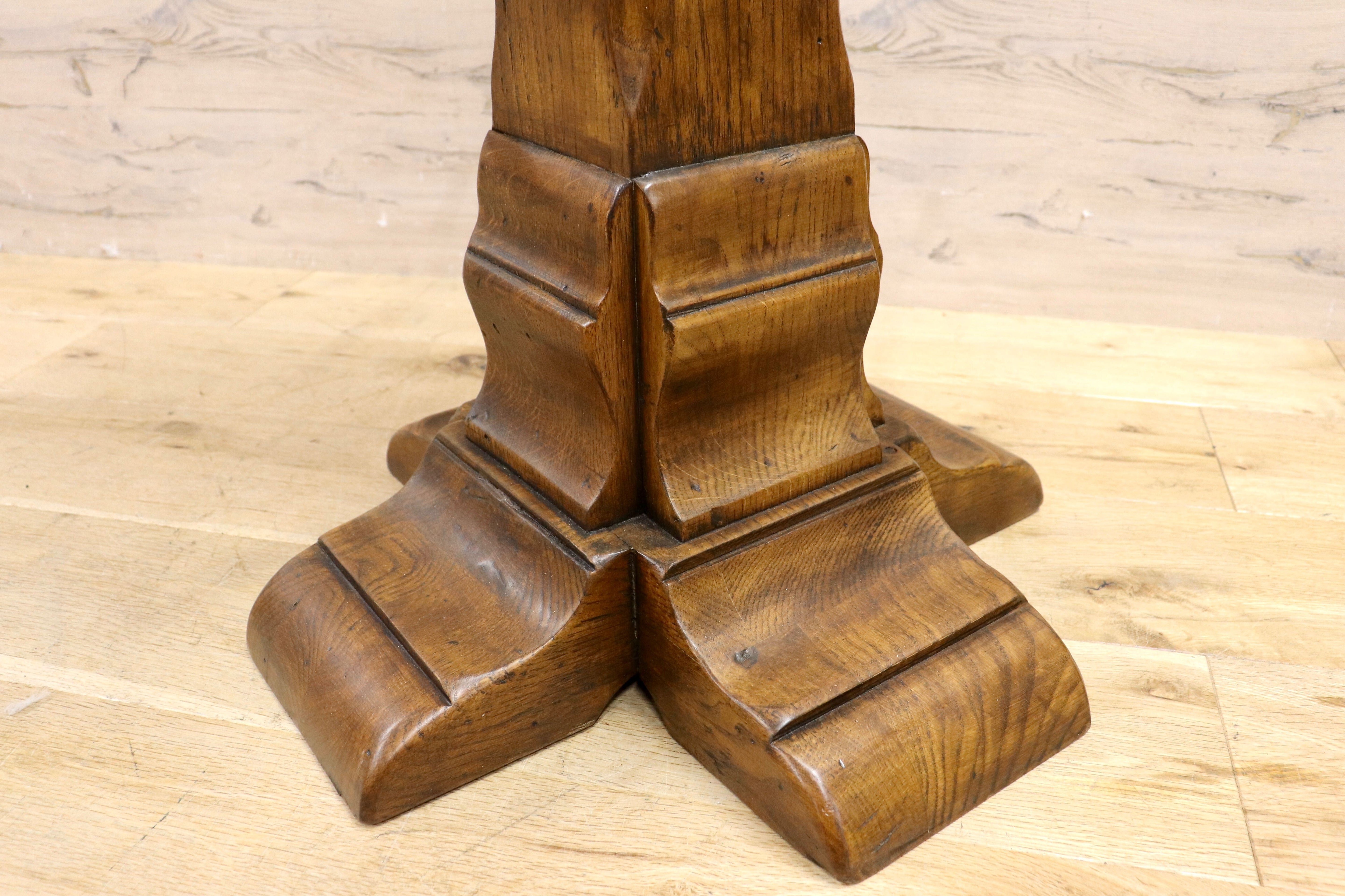 GMIK7O○スペイン製 カスティリアンスタイル バースツール ハイチェア カウンター 回転式 椅子 オーク 本革 アンティーク ヴィンテージ