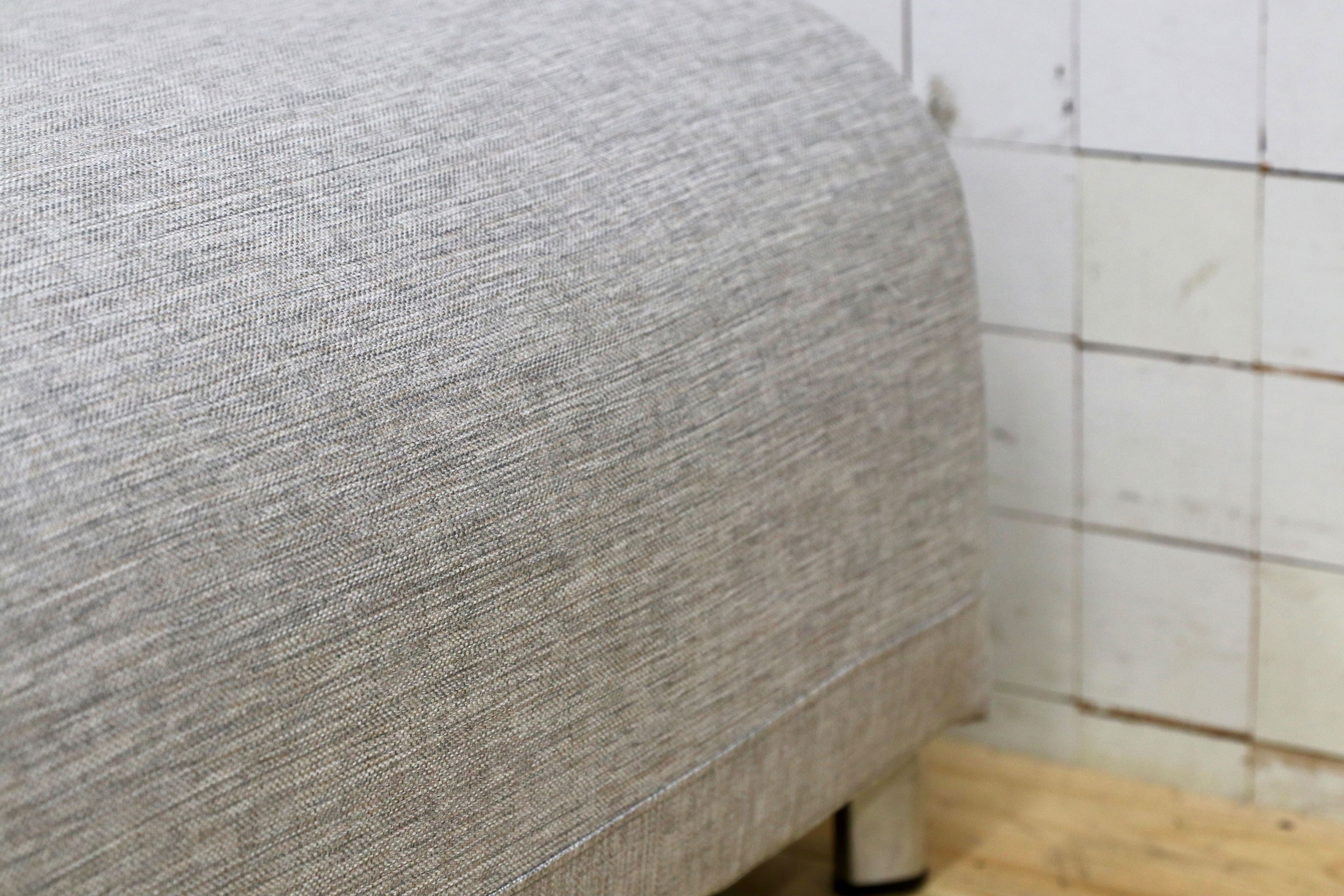 GMHO107○ligne roset / リーンロゼ ROSETOPIUM ロゼオピューム パフ オットマン スツール ファブリック 新規張替え済み 定価約20万