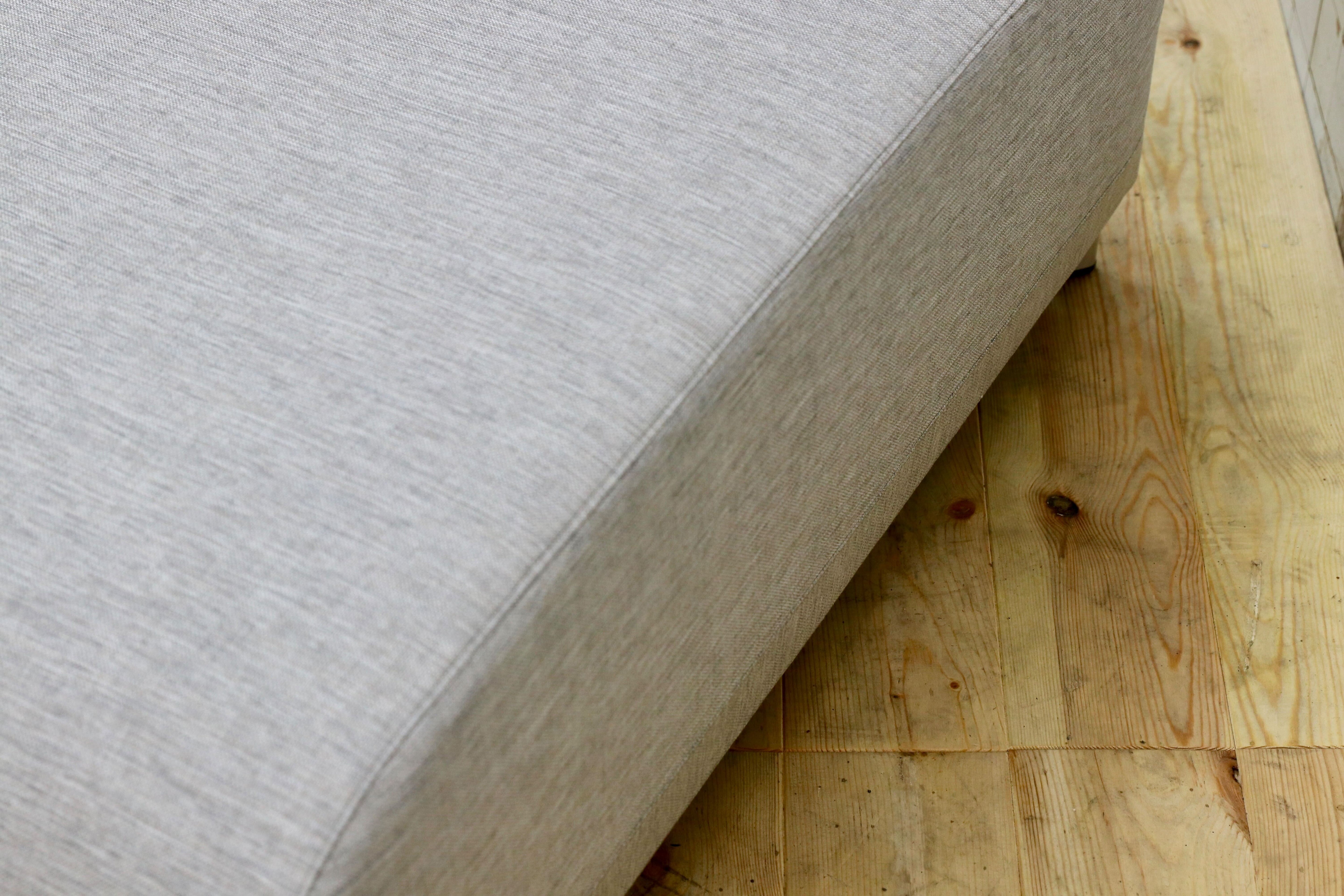 GMHO107○ligne roset / リーンロゼ ROSETOPIUM ロゼオピューム パフ オットマン スツール ファブリック 新規張替え済み 定価約20万