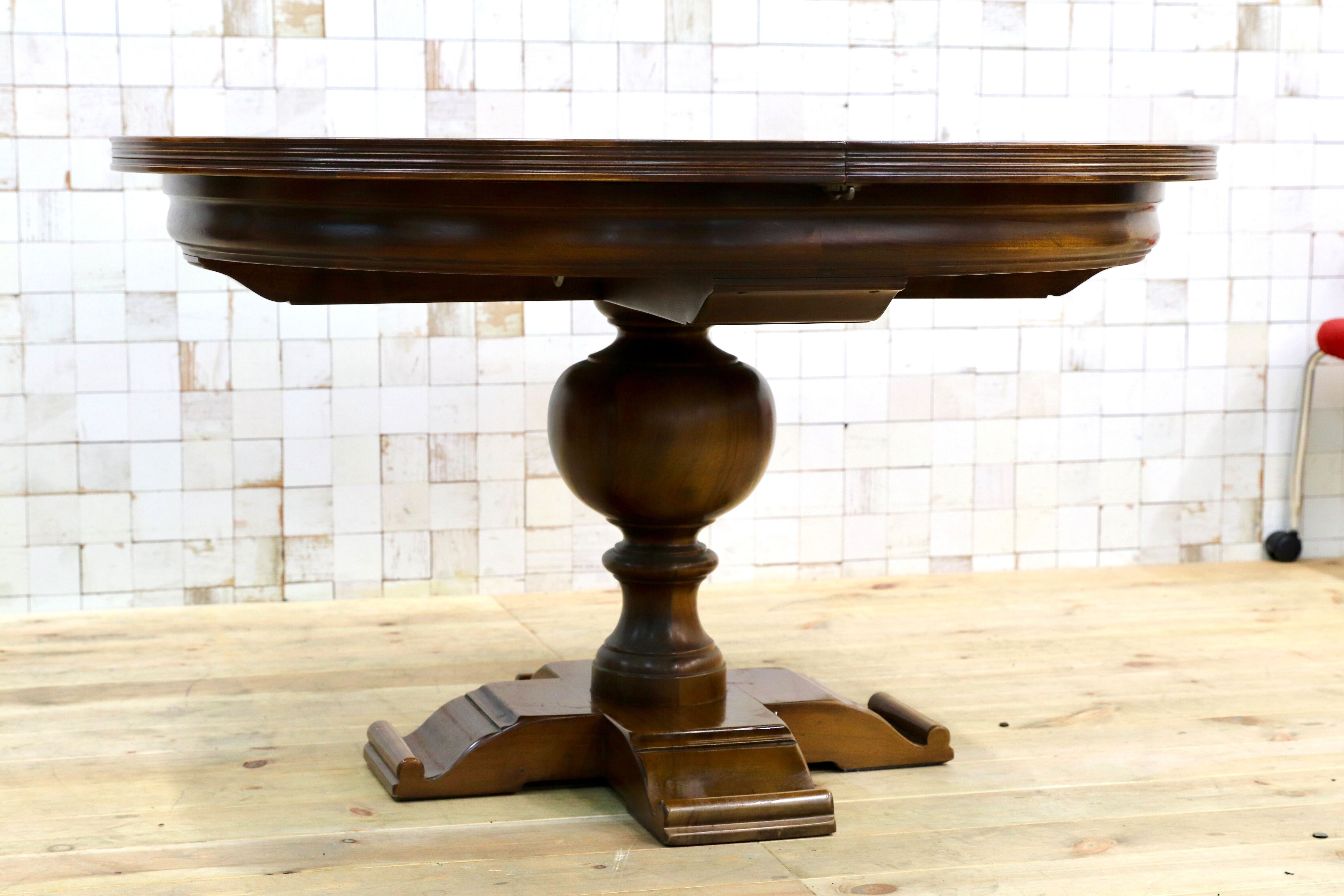 GMIS48○VARO.S.A. VALENTI / バロッサバレンティ スペイン最高峰 エクステンション式 ダイニングテーブル IDC大塚家具 クラシック 約95万