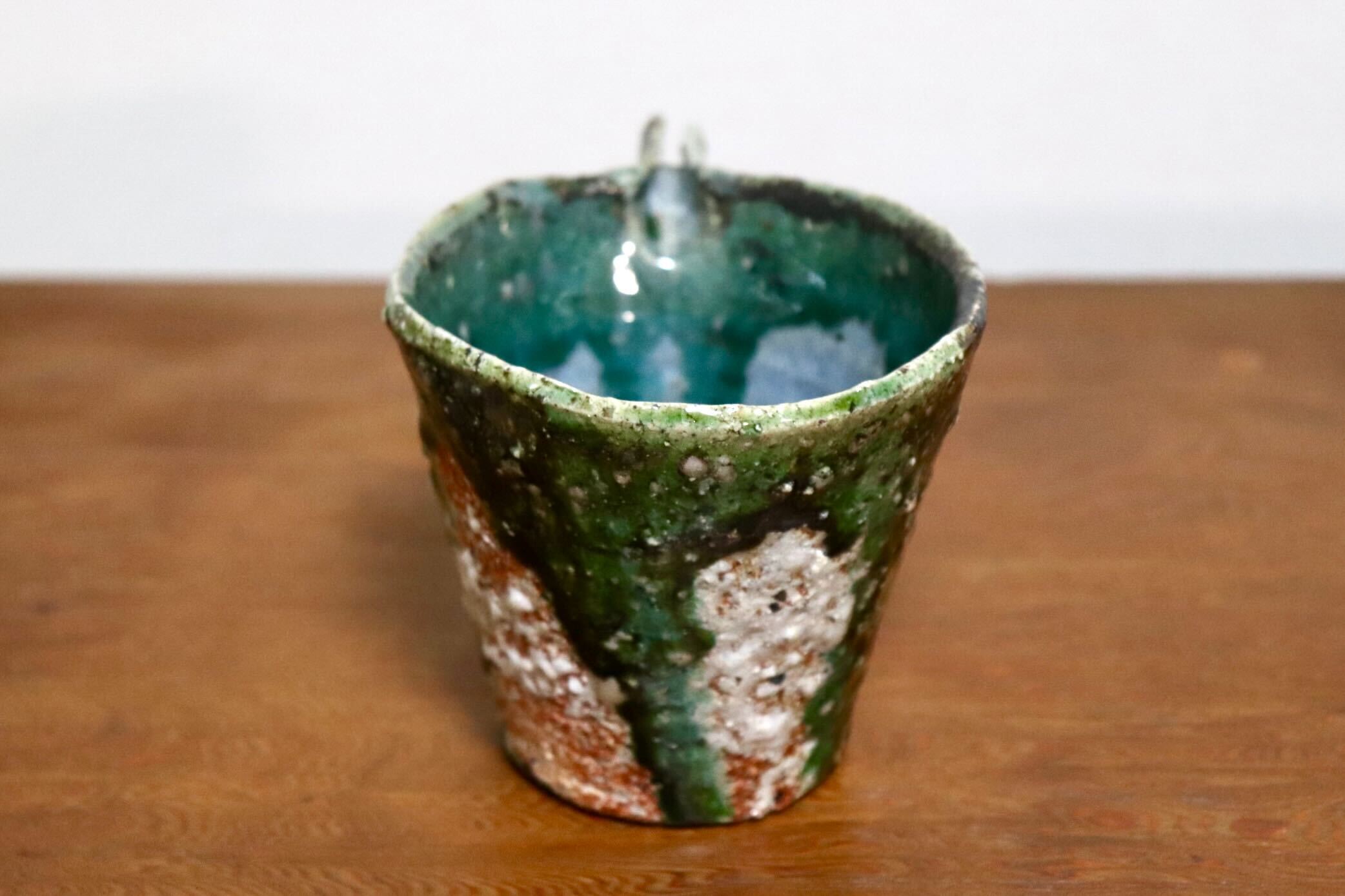 GMIO456C○千代市陶房 清水万佐年 丹波焼 片口 陶器 丹波篠山 伝統工芸 未使用