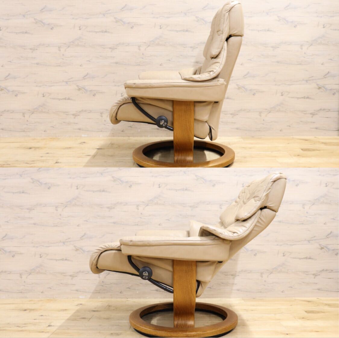 GMIK797A○EKORNES / エコーネス RENO ストレスレス レノ L パーソナルチェア リクライニングチェア 本革 北欧 ノルウェー