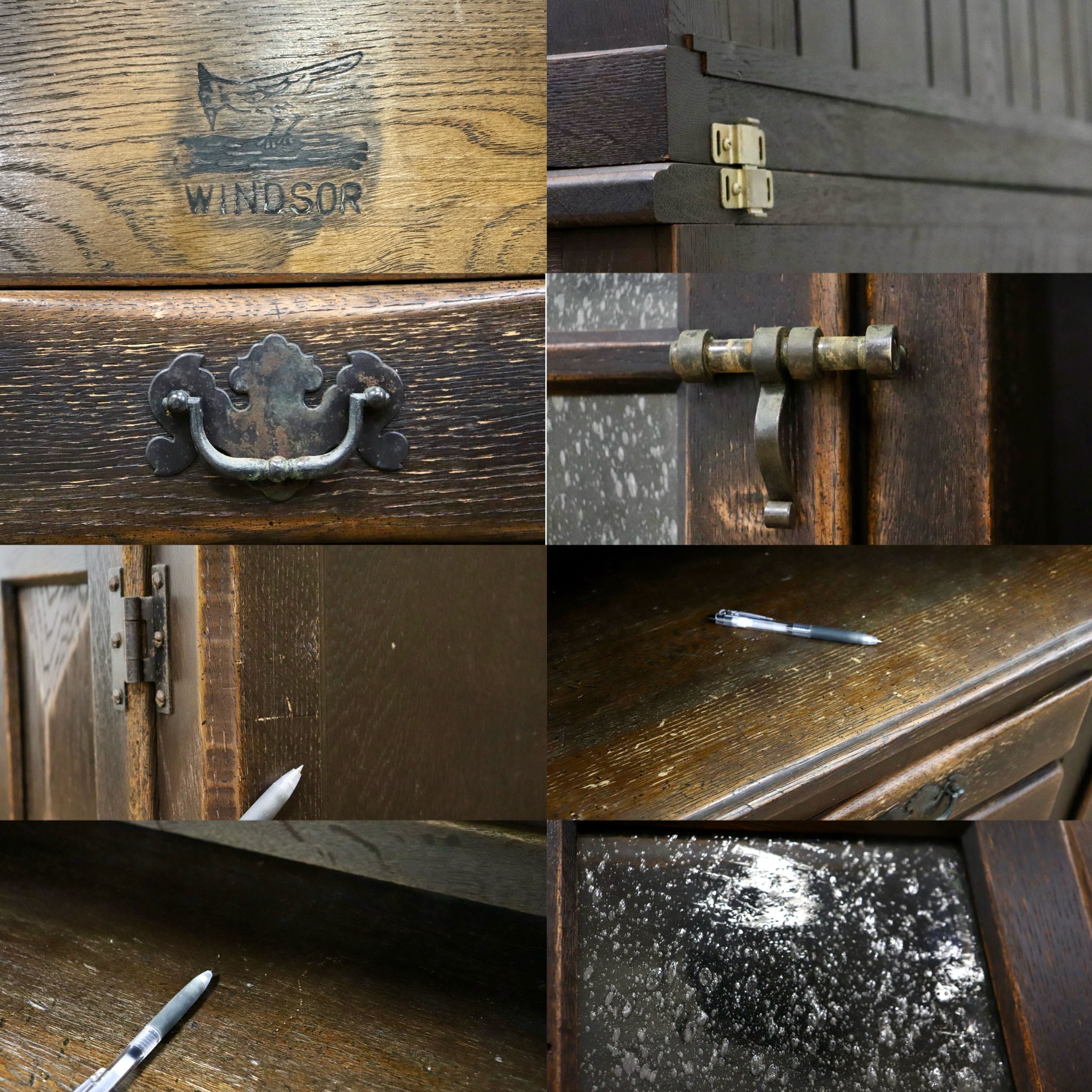 GMHH493○飛騨産業 / HIDA PROVINCIAL プロヴィンシャル カップボード 食器棚 リビングボード オーク無垢材 最高級 クラシカル 約133万