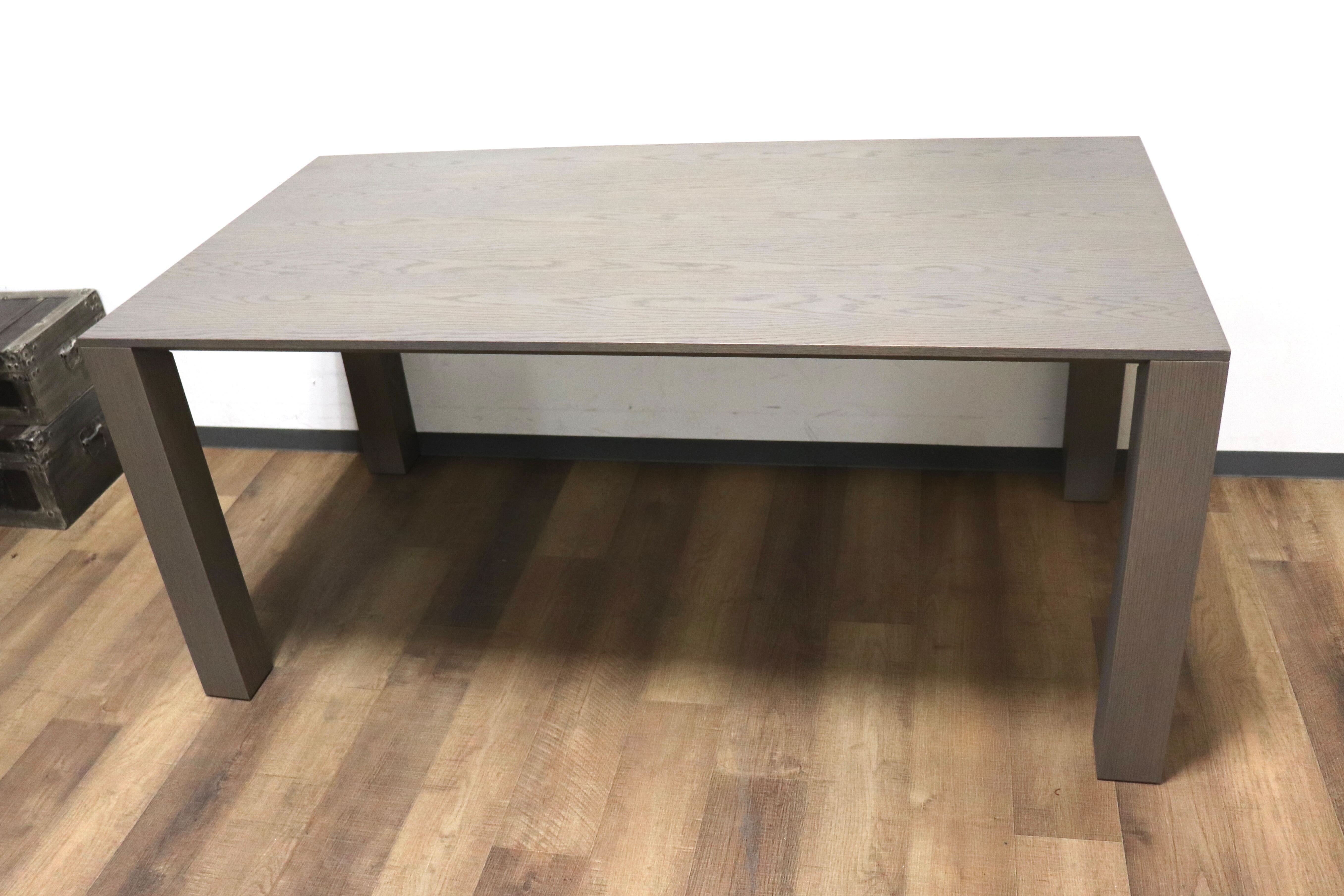 GMHN136○arfrex / アルフレックス AURORA アウロラ ダイニングテーブル 食卓テーブル グレイオーク モダン シンプル 定価約26万 展示品