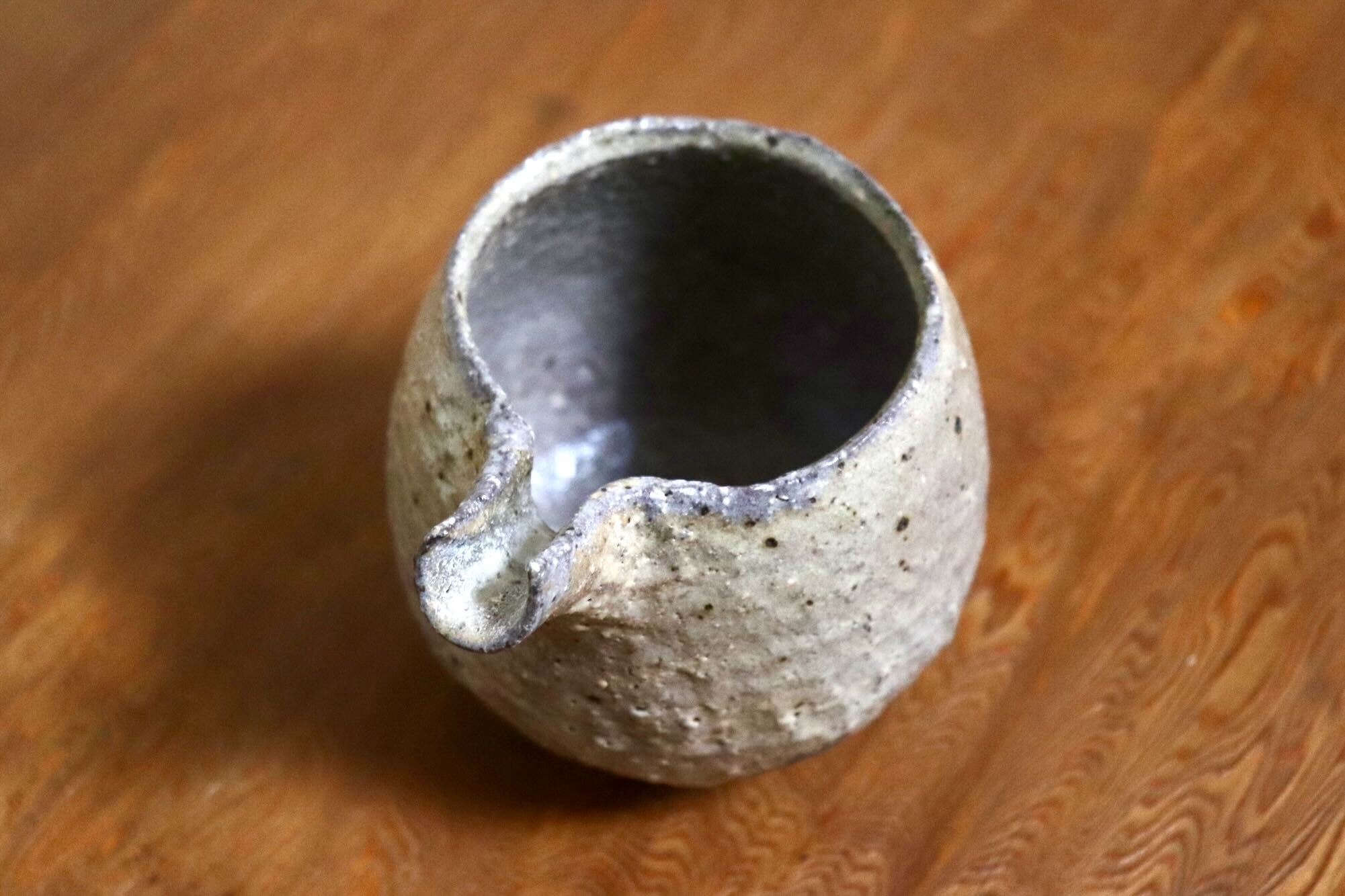 GMIO456D○千代市陶房 清水万佐年 丹波焼 片口 陶器 丹波篠山 伝統工芸 未使用