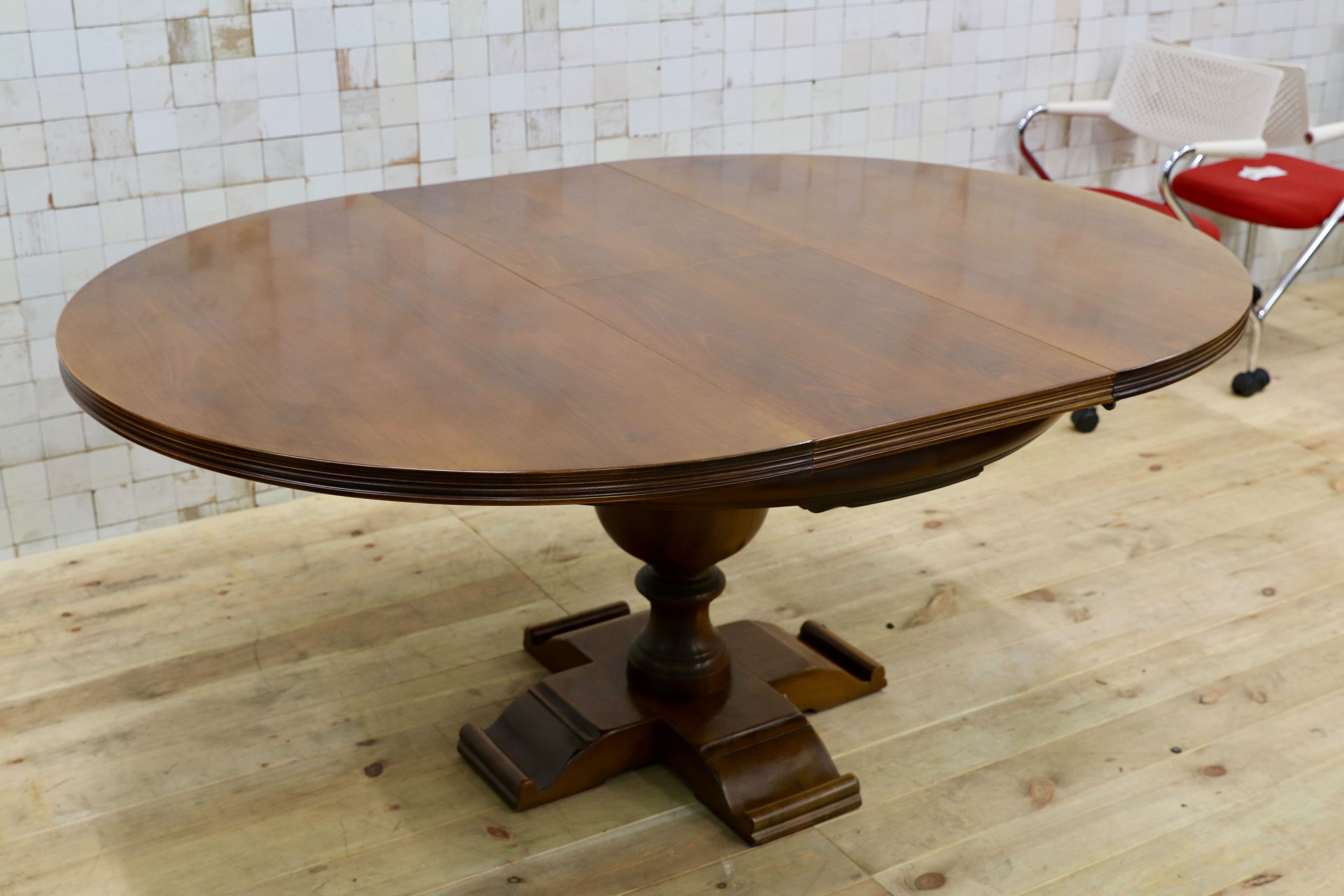 GMIS48○VARO.S.A. VALENTI / バロッサバレンティ スペイン最高峰 エクステンション式 ダイニングテーブル IDC大塚家具 クラシック 約95万