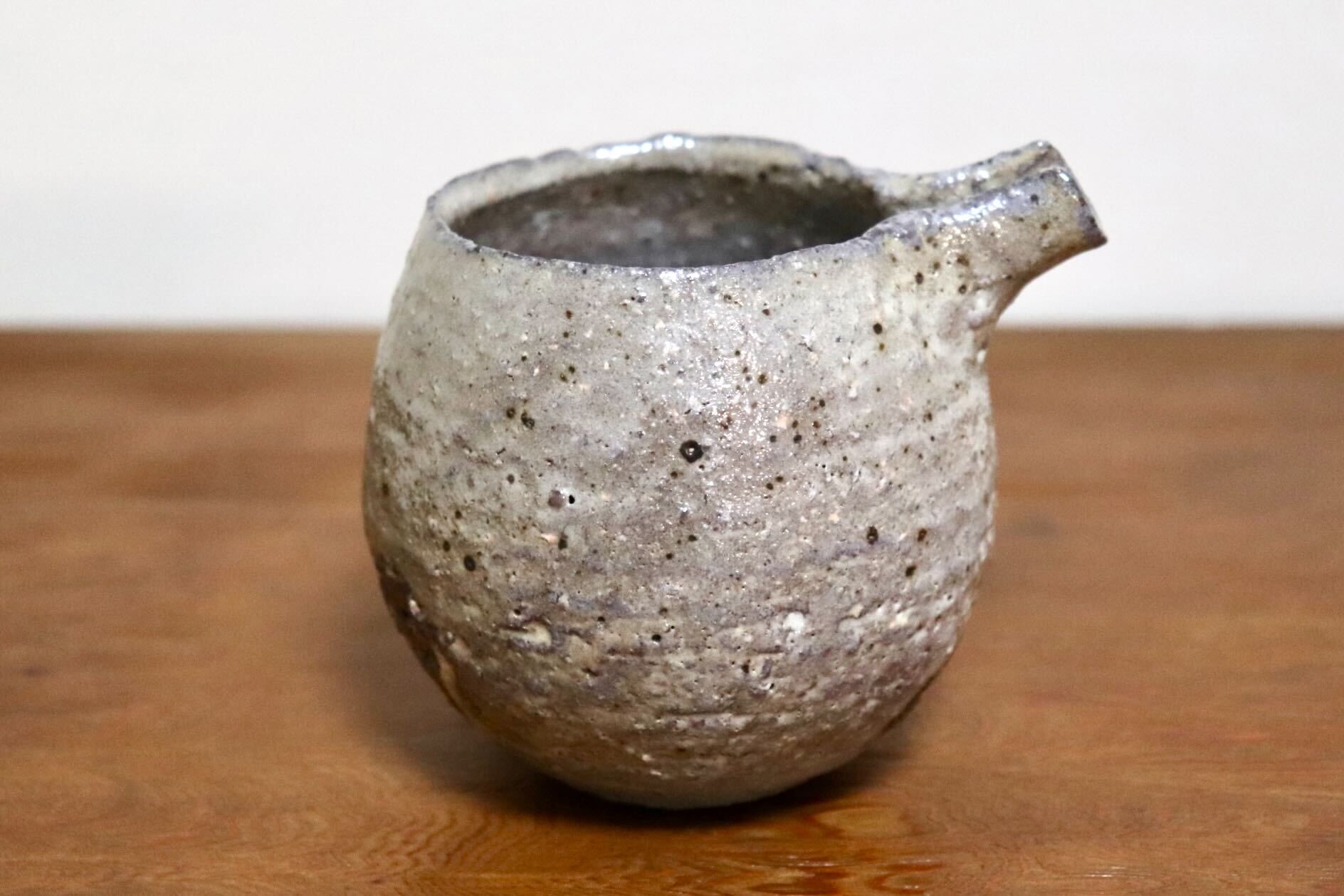 GMIO456D○千代市陶房 清水万佐年 丹波焼 片口 陶器 丹波篠山 伝統工芸 未使用