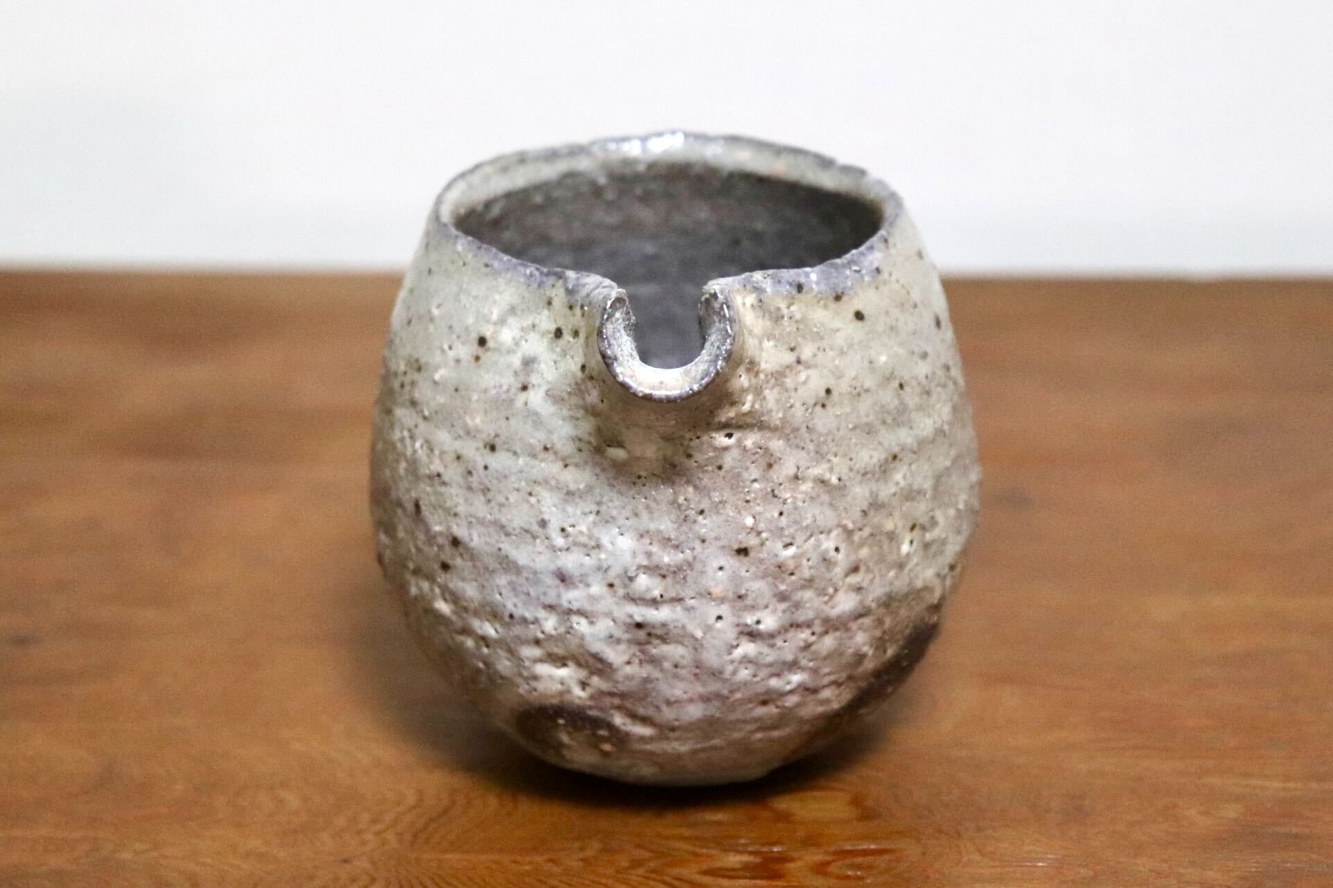 GMIO456D○千代市陶房 清水万佐年 丹波焼 片口 陶器 丹波篠山 伝統工芸 未使用