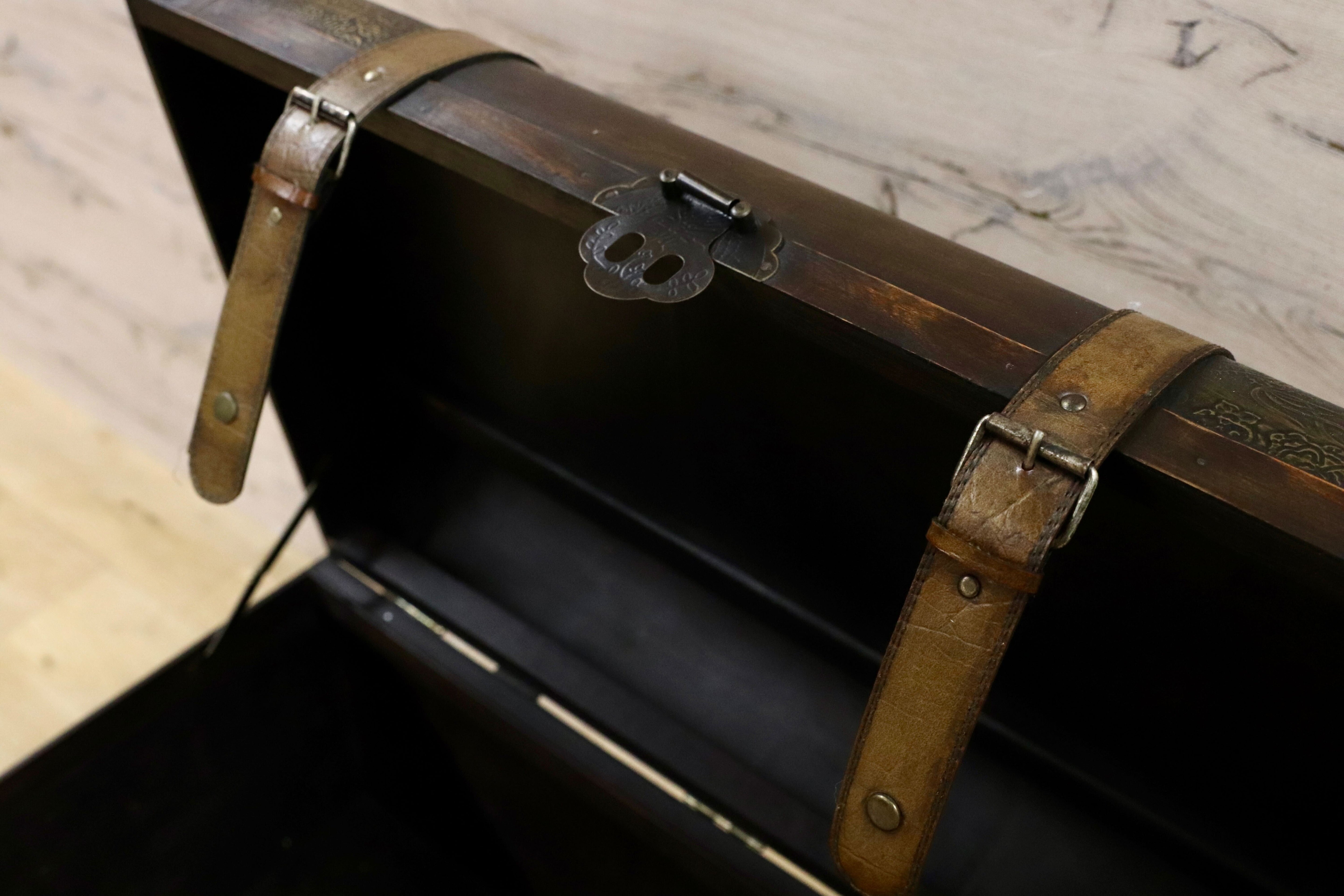 GMHS339○ヴィンテージ トランク ボックス 収納箱 店舗什器 撮影オブジェ アンティーク調