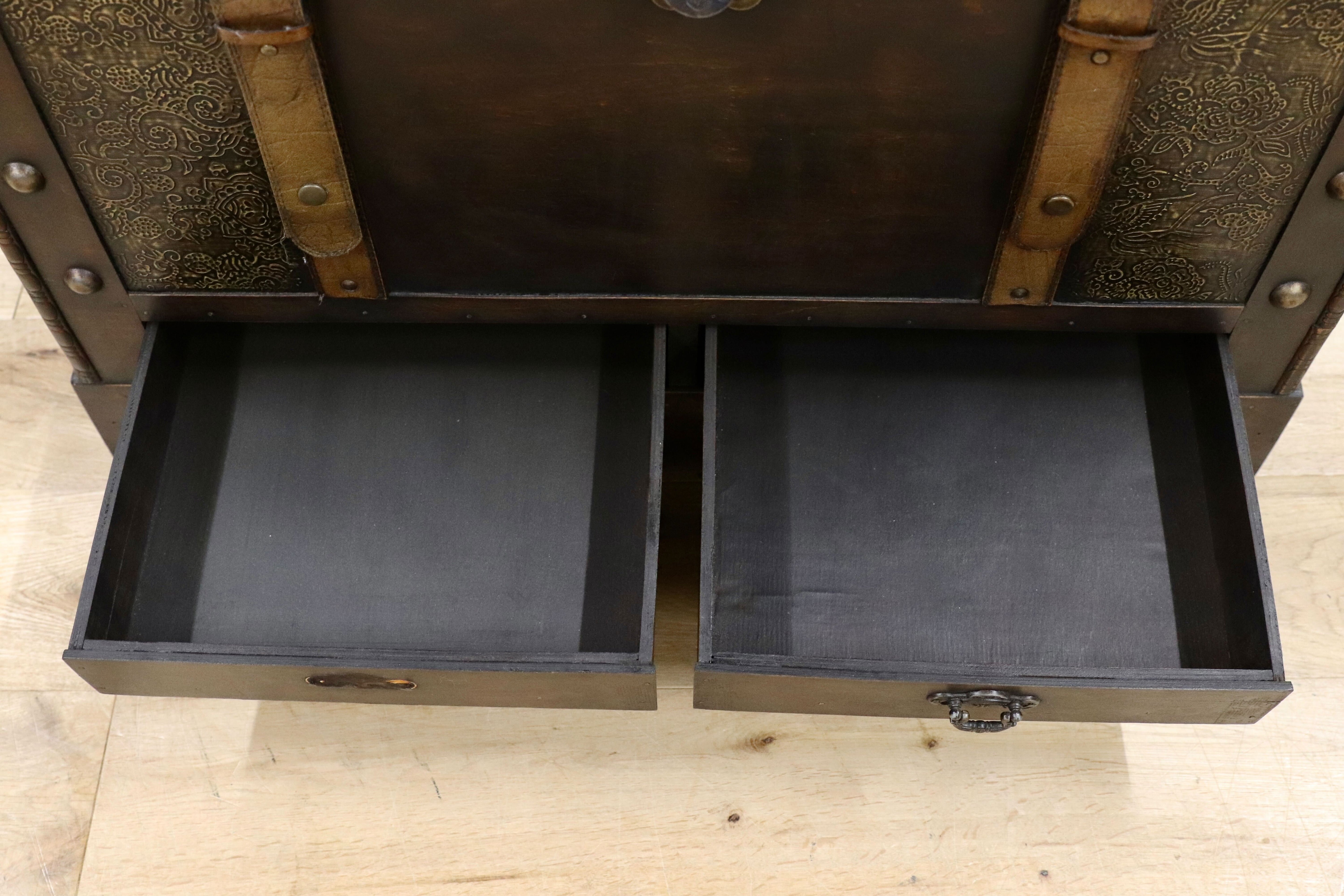 GMHS339○ヴィンテージ トランク ボックス 収納箱 店舗什器 撮影オブジェ アンティーク調