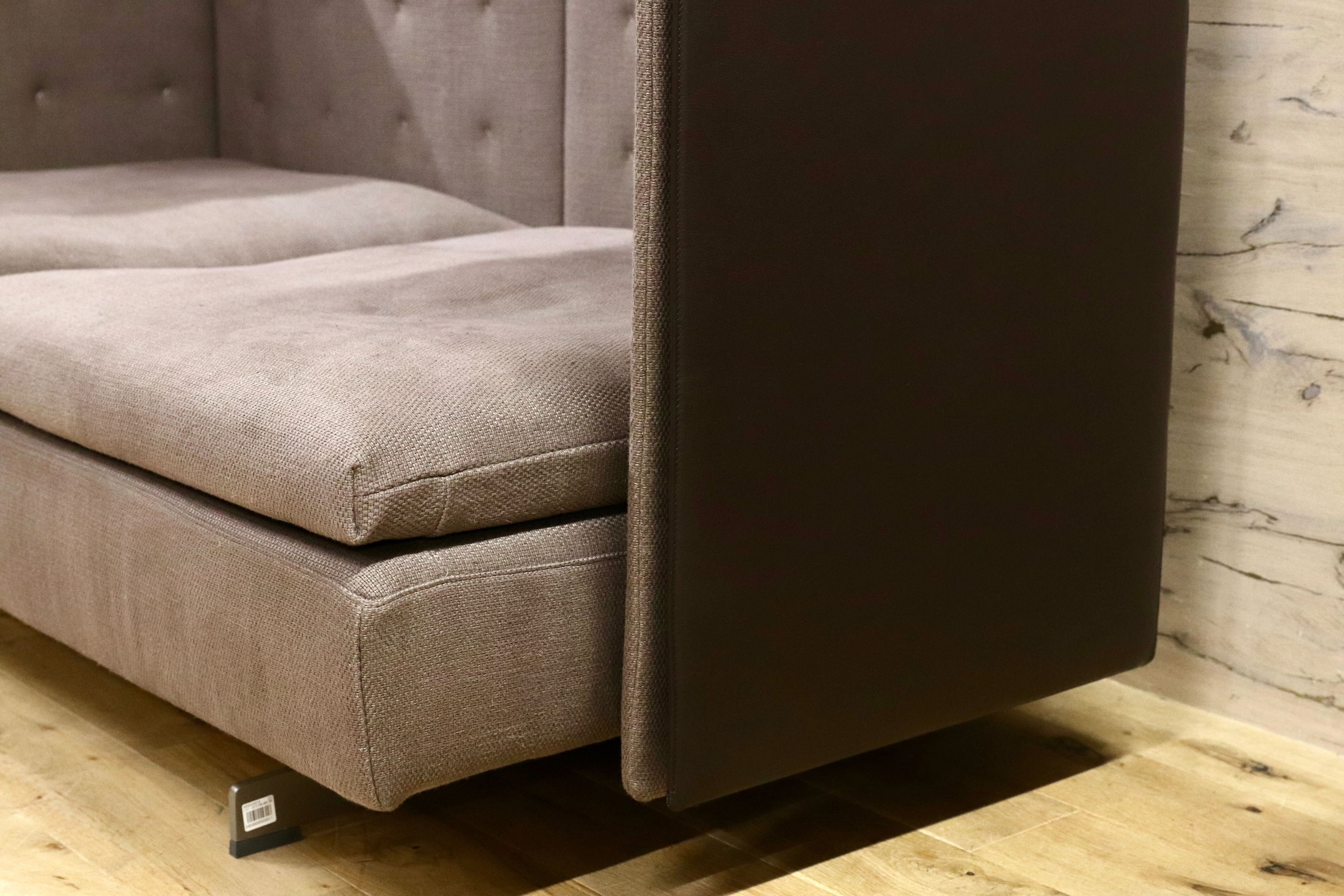 GMHF6○Poltrona Frau / ポルトローナフラウ グラントリノ HB ハバナ 2人掛けソファ ジャン・マリー・マッソー 約291万 ショールーム展示品※発送不可