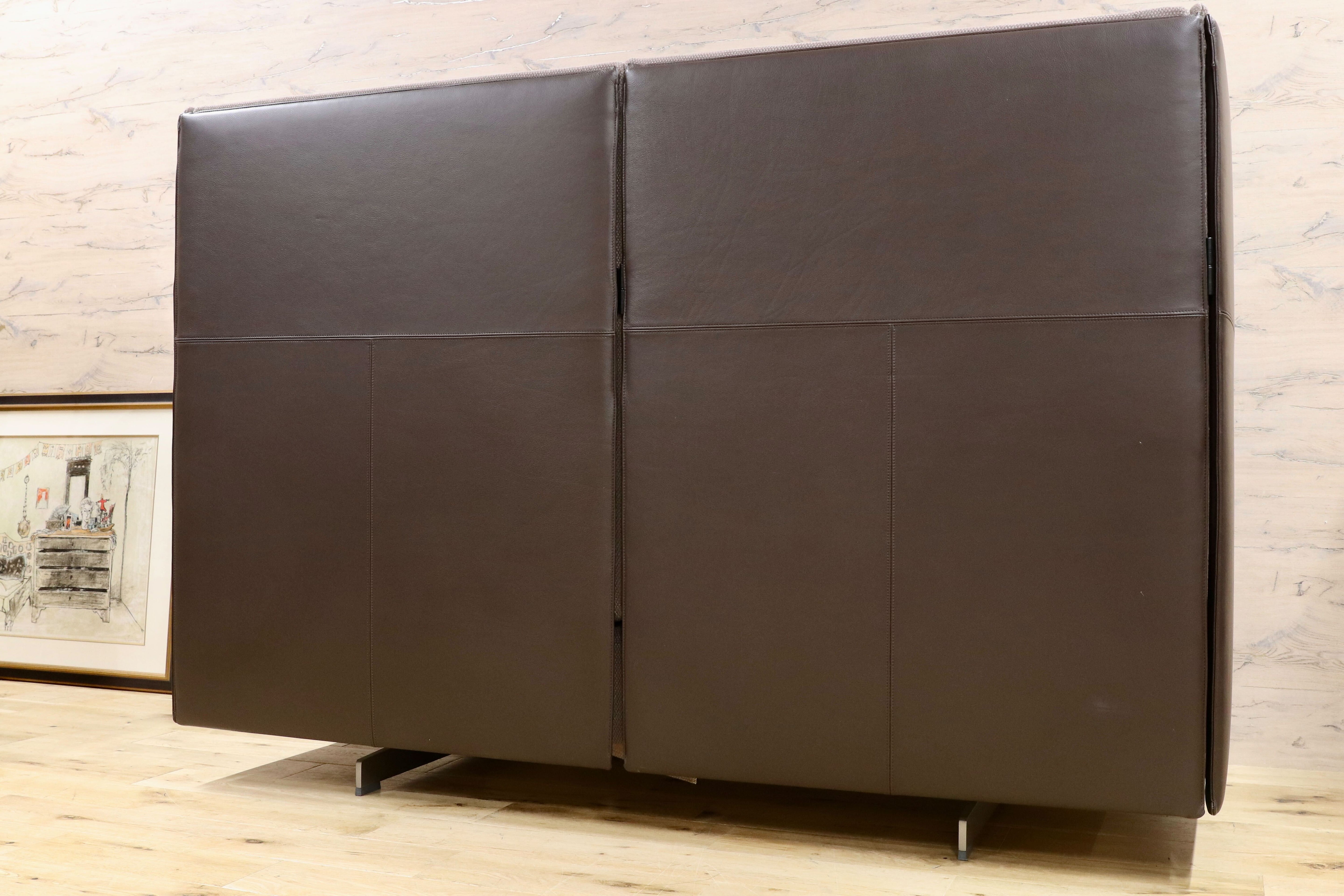 GMHF6○Poltrona Frau / ポルトローナフラウ グラントリノ HB ハバナ 2人掛けソファ ジャン・マリー・マッソー 約291万 ショールーム展示品※発送不可