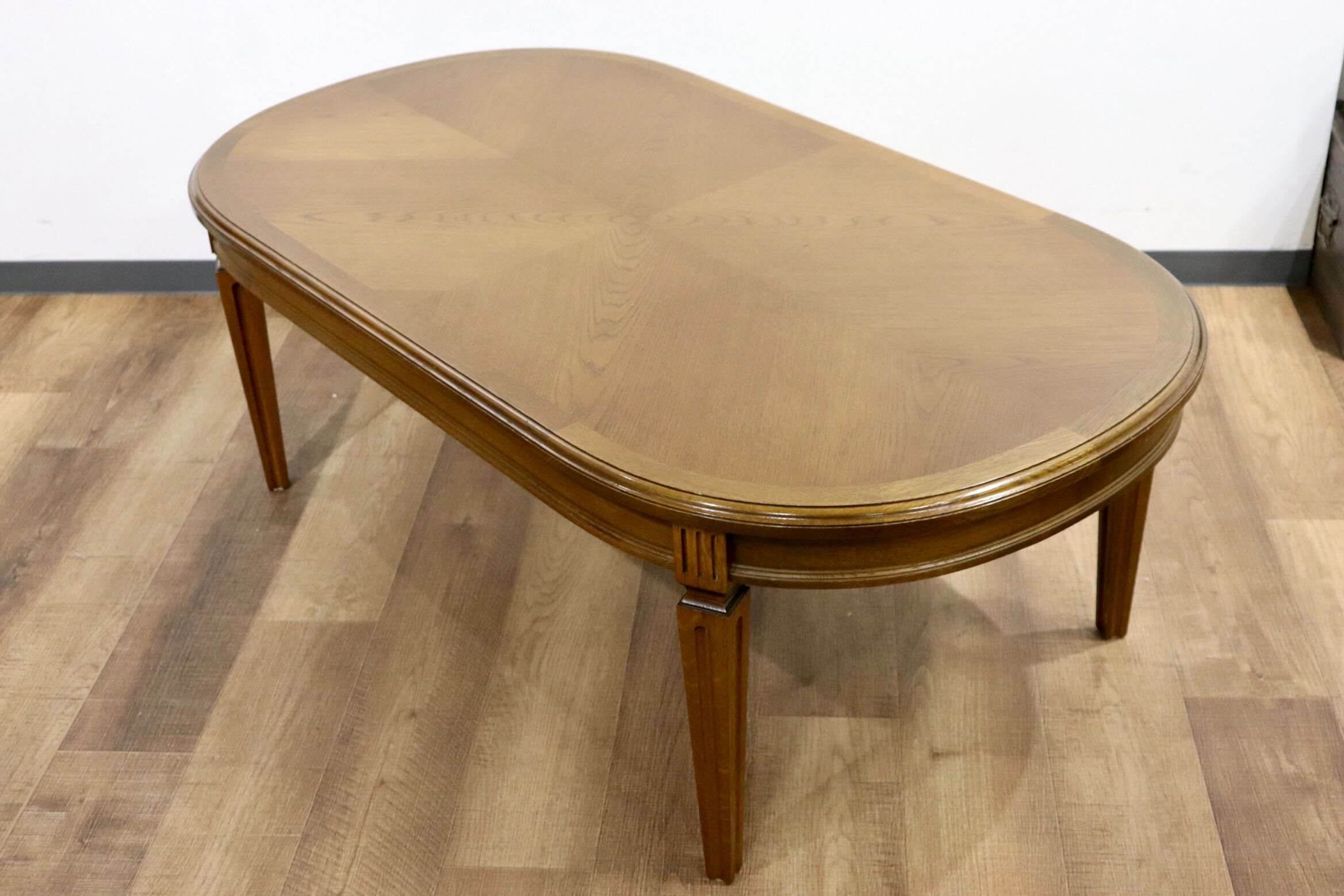 GMHN293○domani / ドマーニ クイーンズライフ TPQ430 リビングテーブル センターテーブル 応接 オーク材 カリモク最高峰 定価約14万