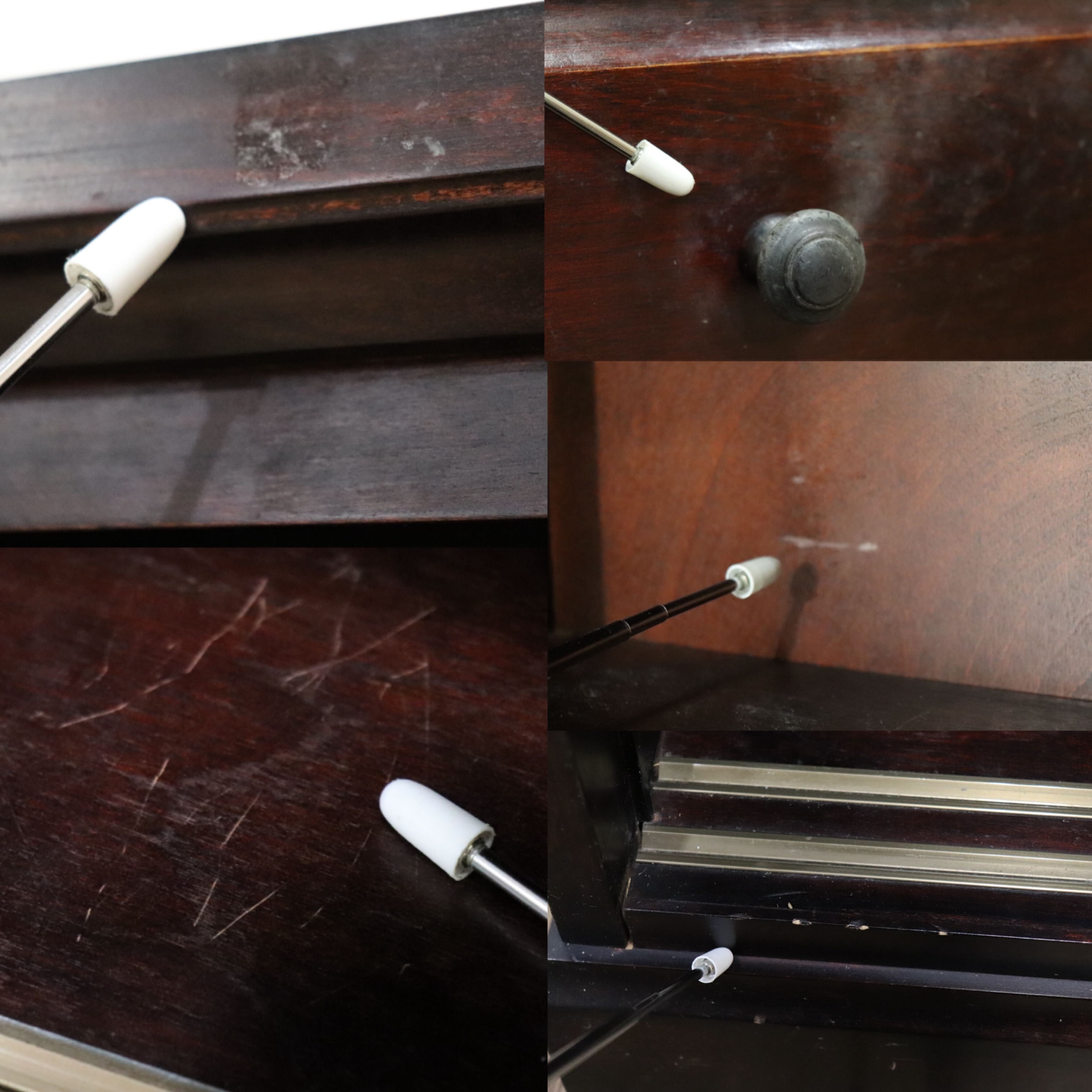 GMHH509○勇峰工芸 ふらの ダイニングボード 水屋 書棚 飾り棚 食器棚 収納家具 樺材 旭川家具 民芸家具 書斎 和家具 和モダン レトロ