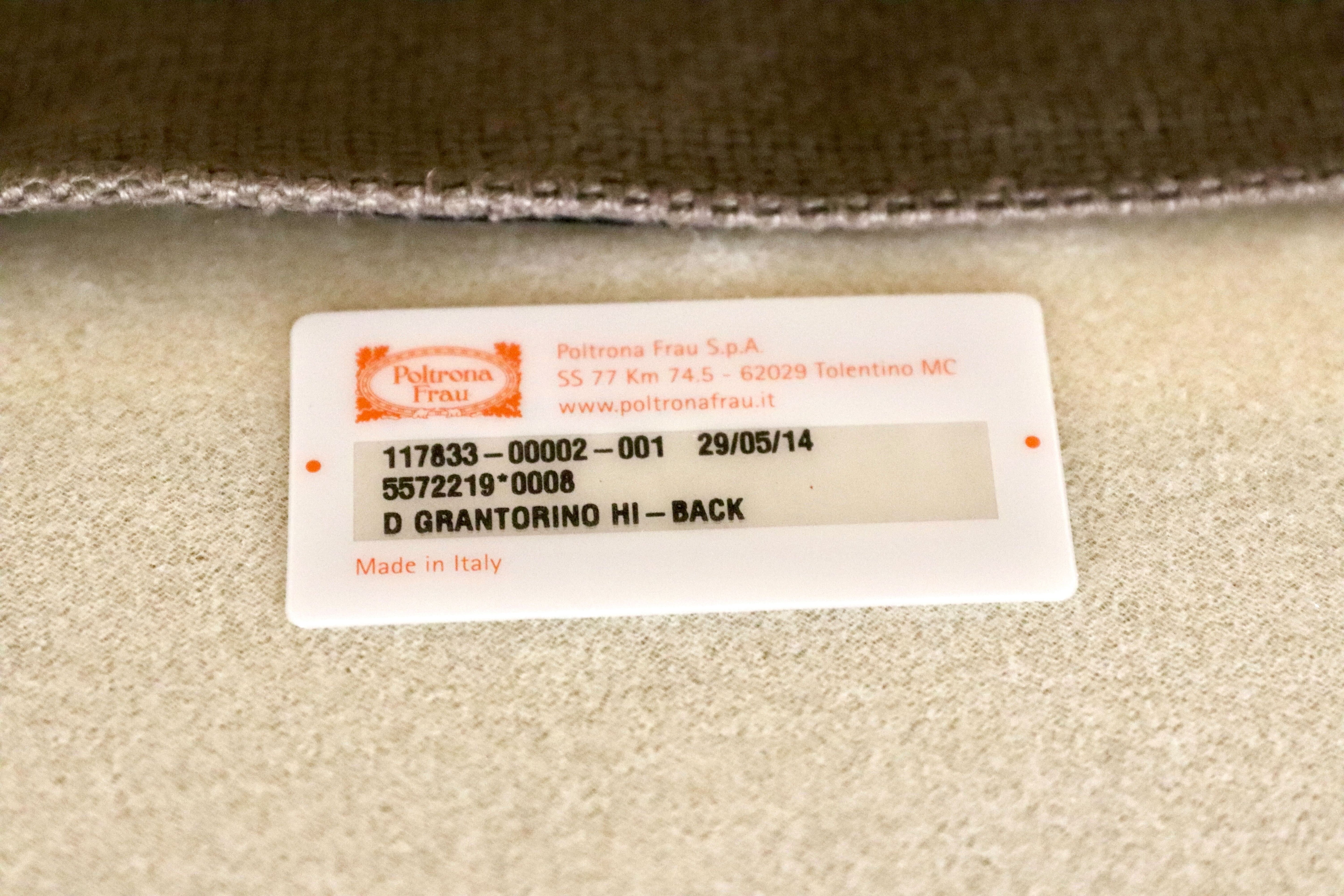 GMHF6○Poltrona Frau / ポルトローナフラウ グラントリノ HB ハバナ 2人掛けソファ ジャン・マリー・マッソー 約291万 ショールーム展示品※発送不可