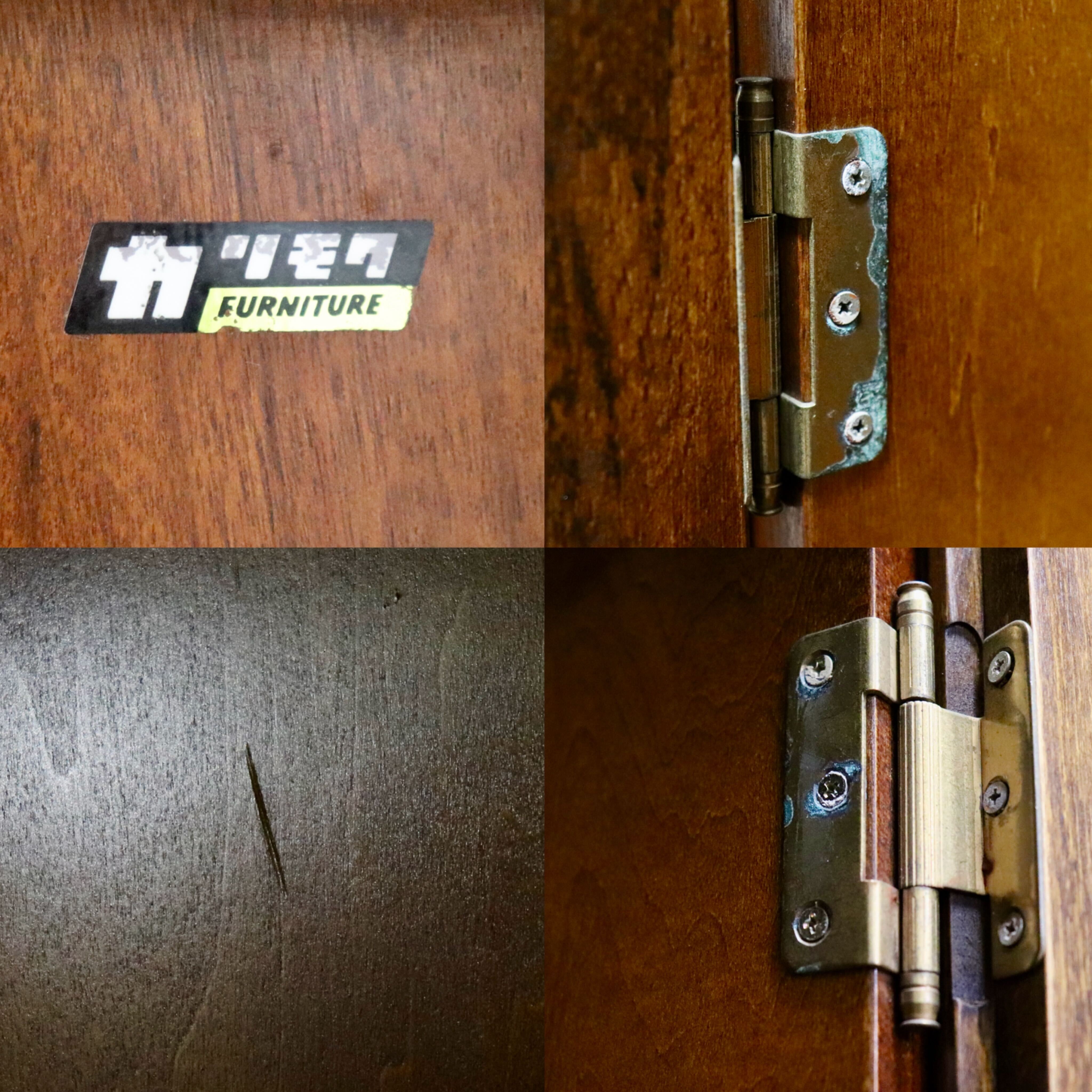 GMHH504○karimoku / カリモク コロニアル キャビネット 飾り棚 食器棚 キッチンボード リビング収納棚 書棚 水屋 カップボード 国産家具