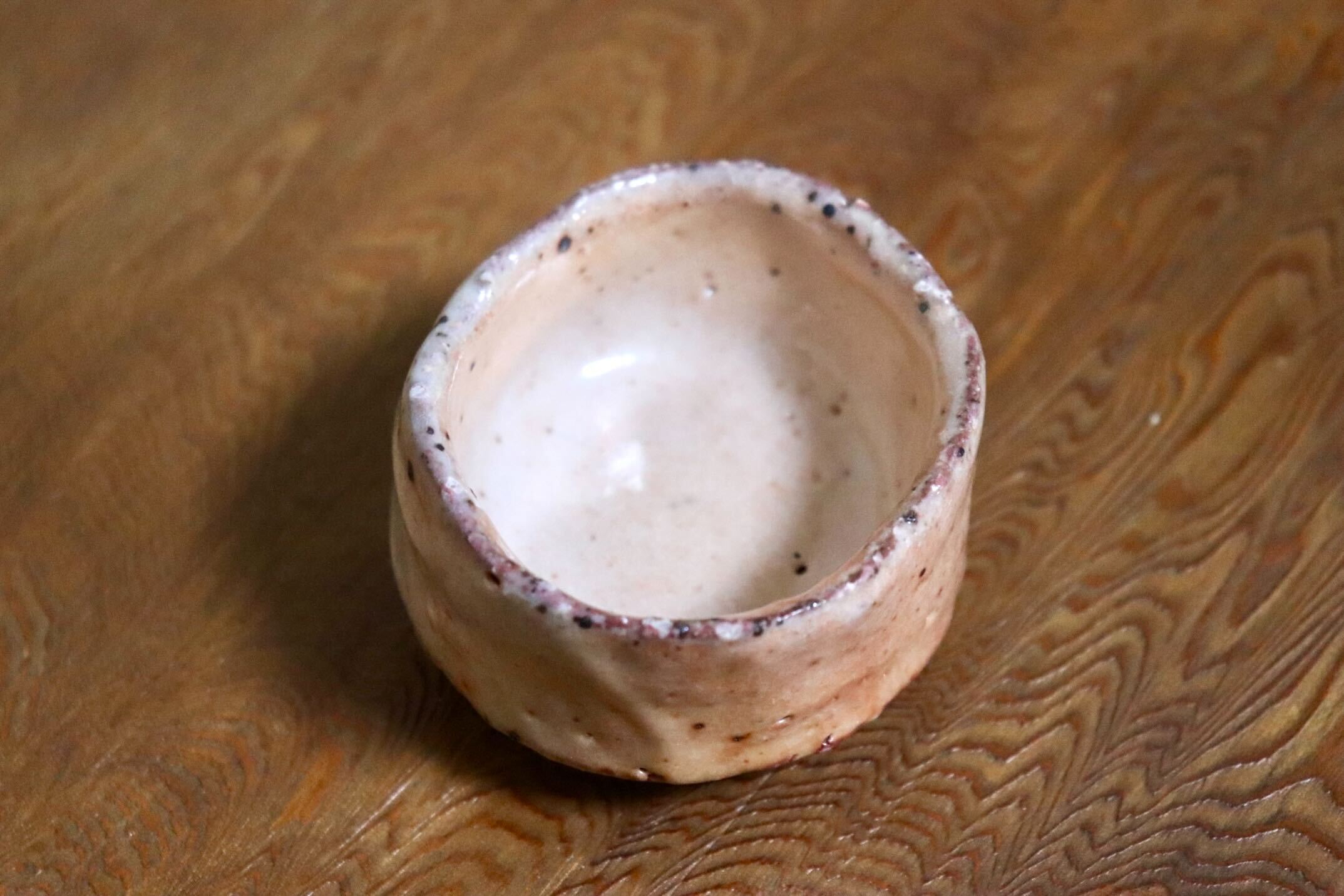 GMIO436B○千代市陶房 清水万佐年 丹波焼 ぐい呑み 酒器 陶器 丹波篠山 伝統工芸 未使用