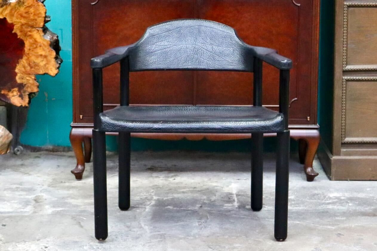 GMIS471H○レオナルド アームチェア ブラック スイス デザイナーズ家具 チェア 椅子 INTER-DECOR取扱い 検)Cassina Strassle Collection