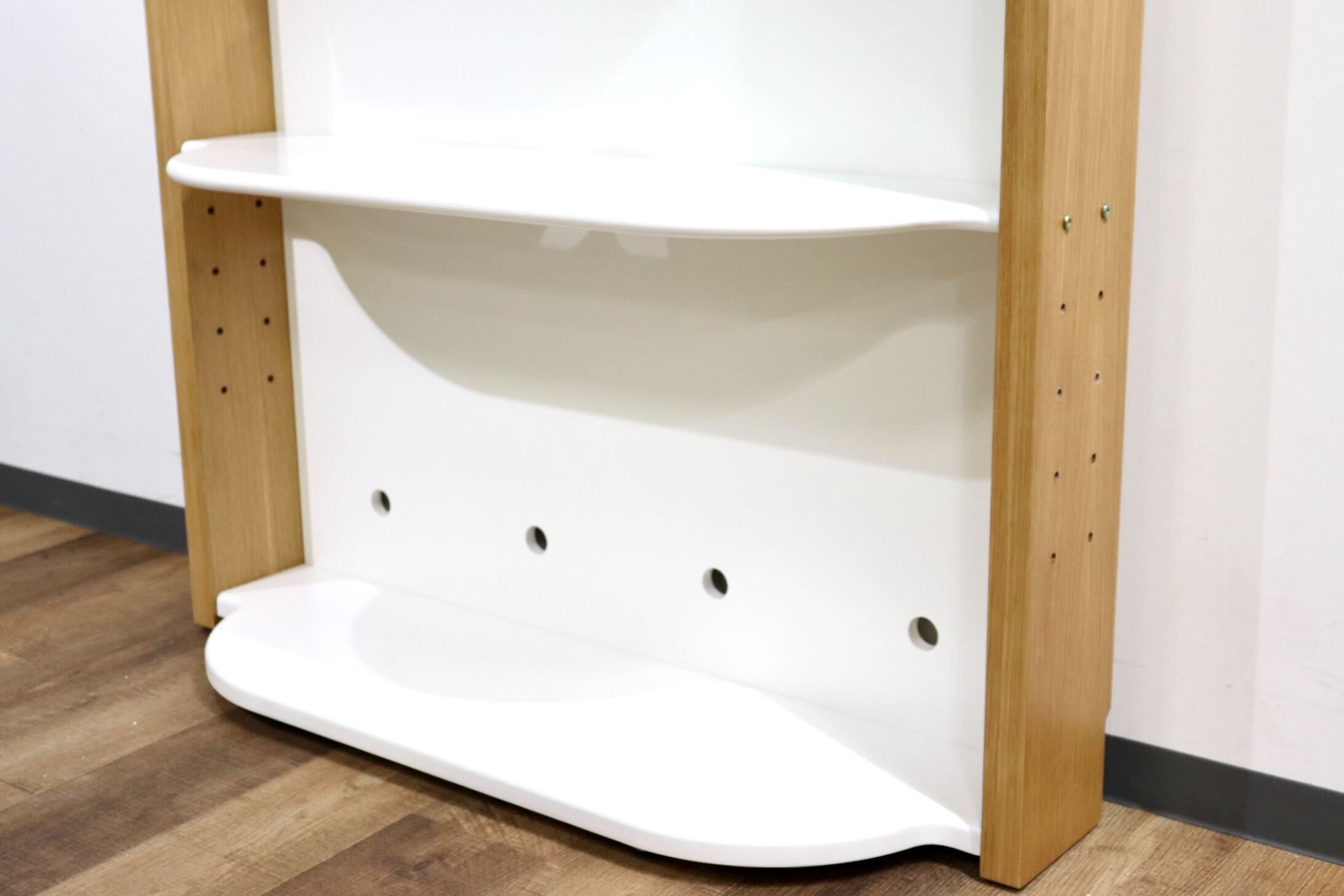 GMHN300B○MARGINAL / マージナル LKS-02 LUCE SHELF シェルフ ラック 飾り棚 什器 子供部屋 ホワイト ナチュラル 北欧スタイル 在庫品