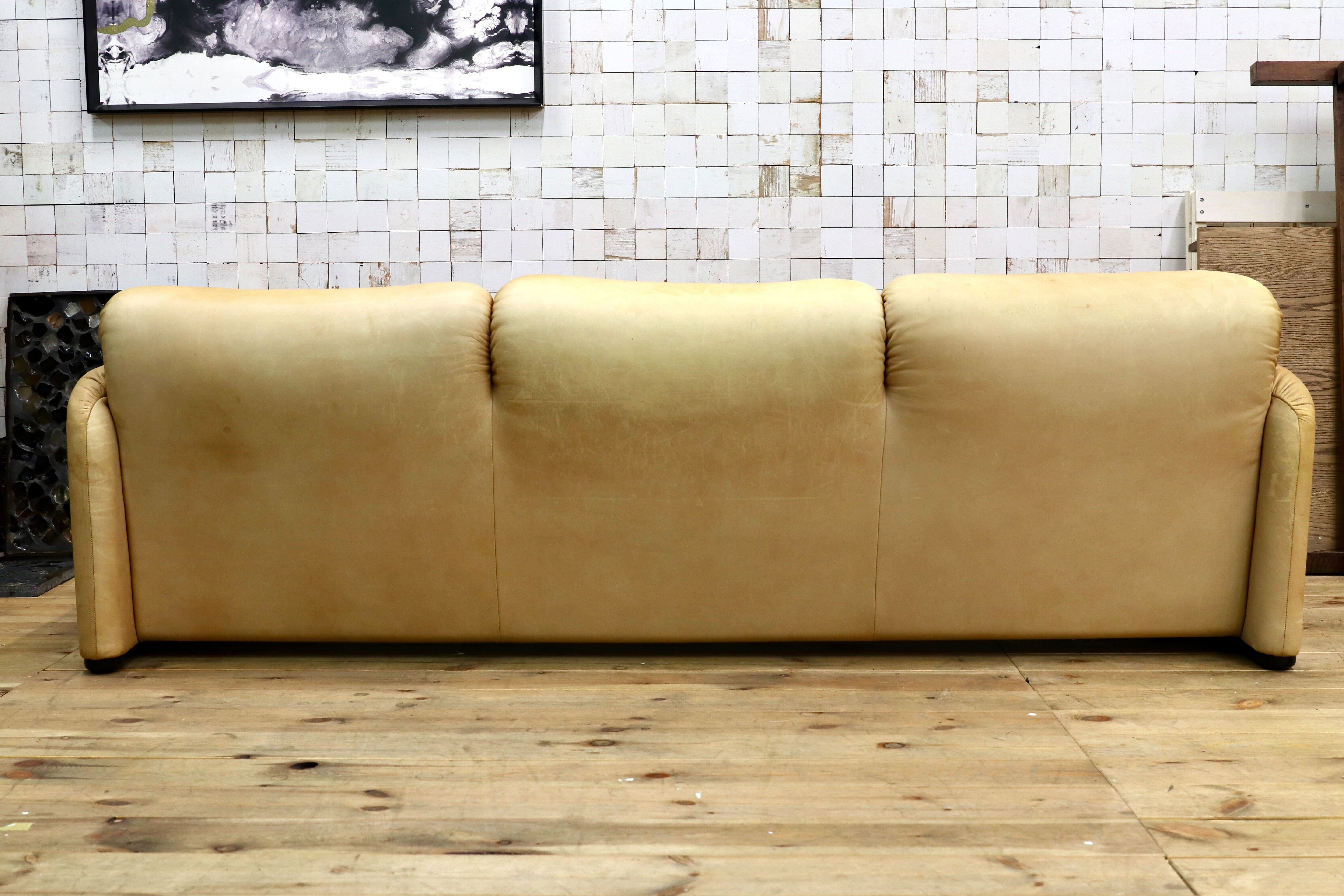 GMIO231○Cassina / カッシーナ MARALUNGA マラルンガ 675 3人掛けソファ ヴィコ・マジストレッティ イタリアモダン 最高峰 定価約342万