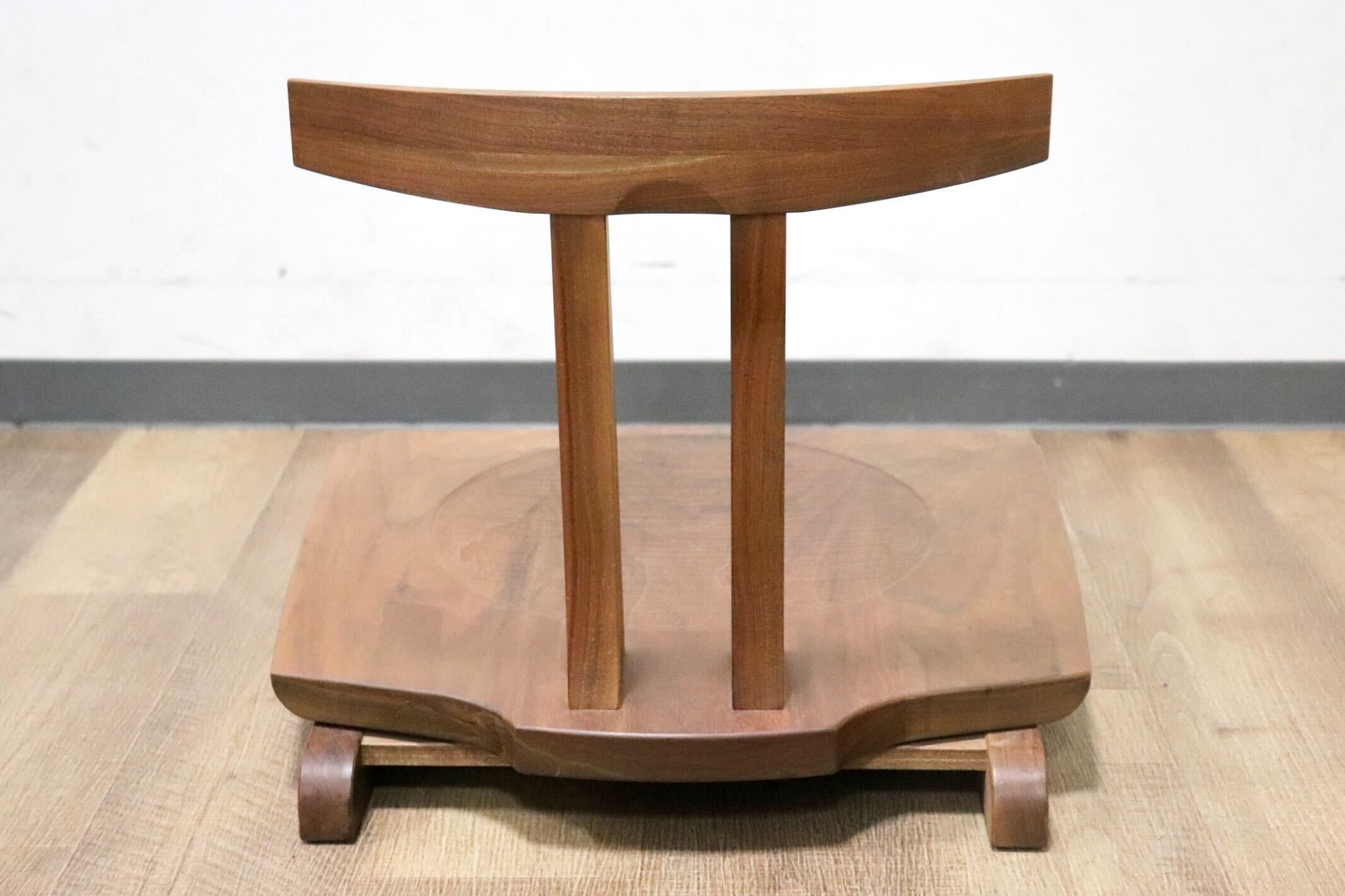 GMHN154D○KEN'S WOOD WORKING / ケンズウッドワーキング 工房家具 回転式 座椅子 座敷椅子 ローチェア 天然木 シンプル ナチュラル モダン